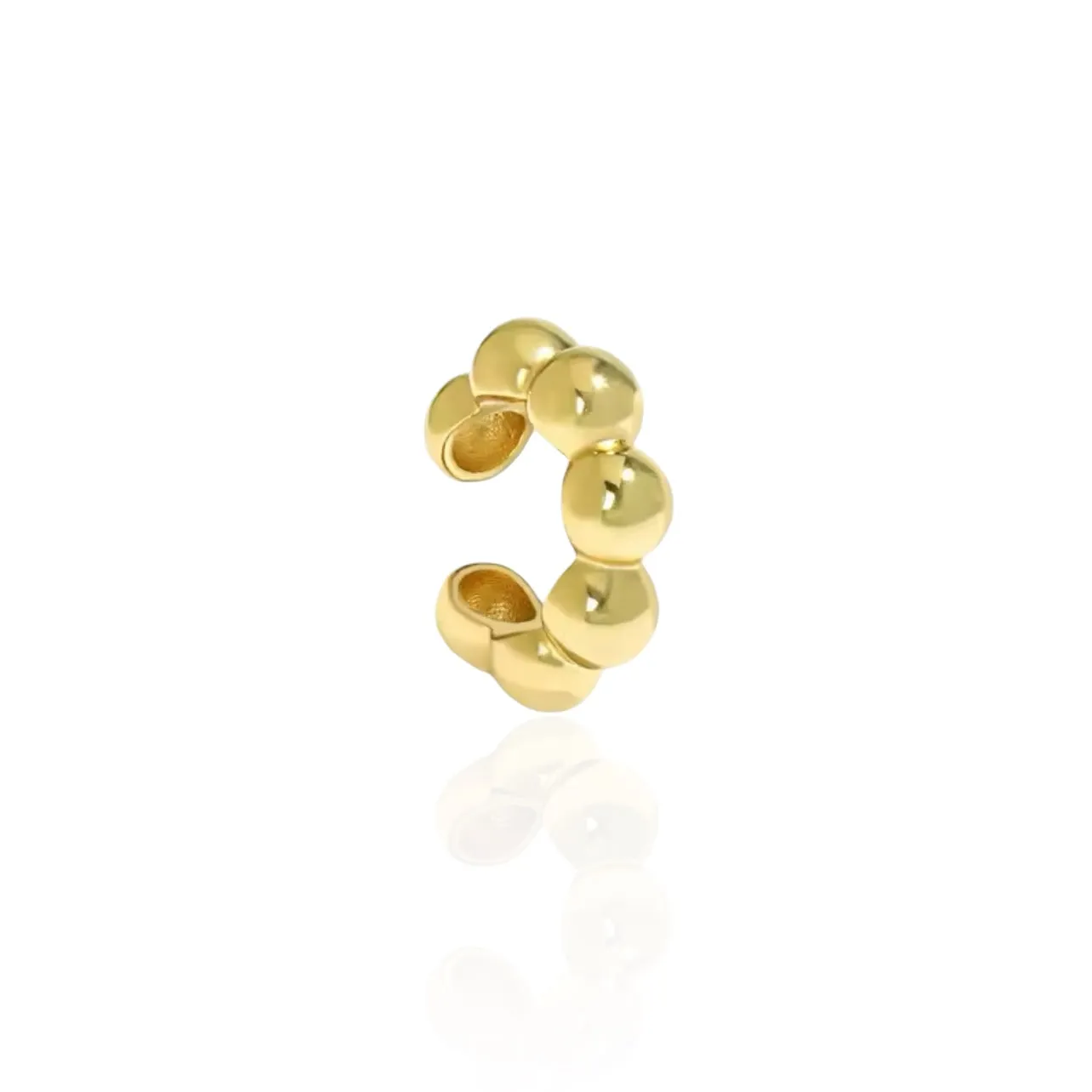 Gold Ball Ear Cuff