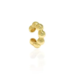 Gold Ball Ear Cuff