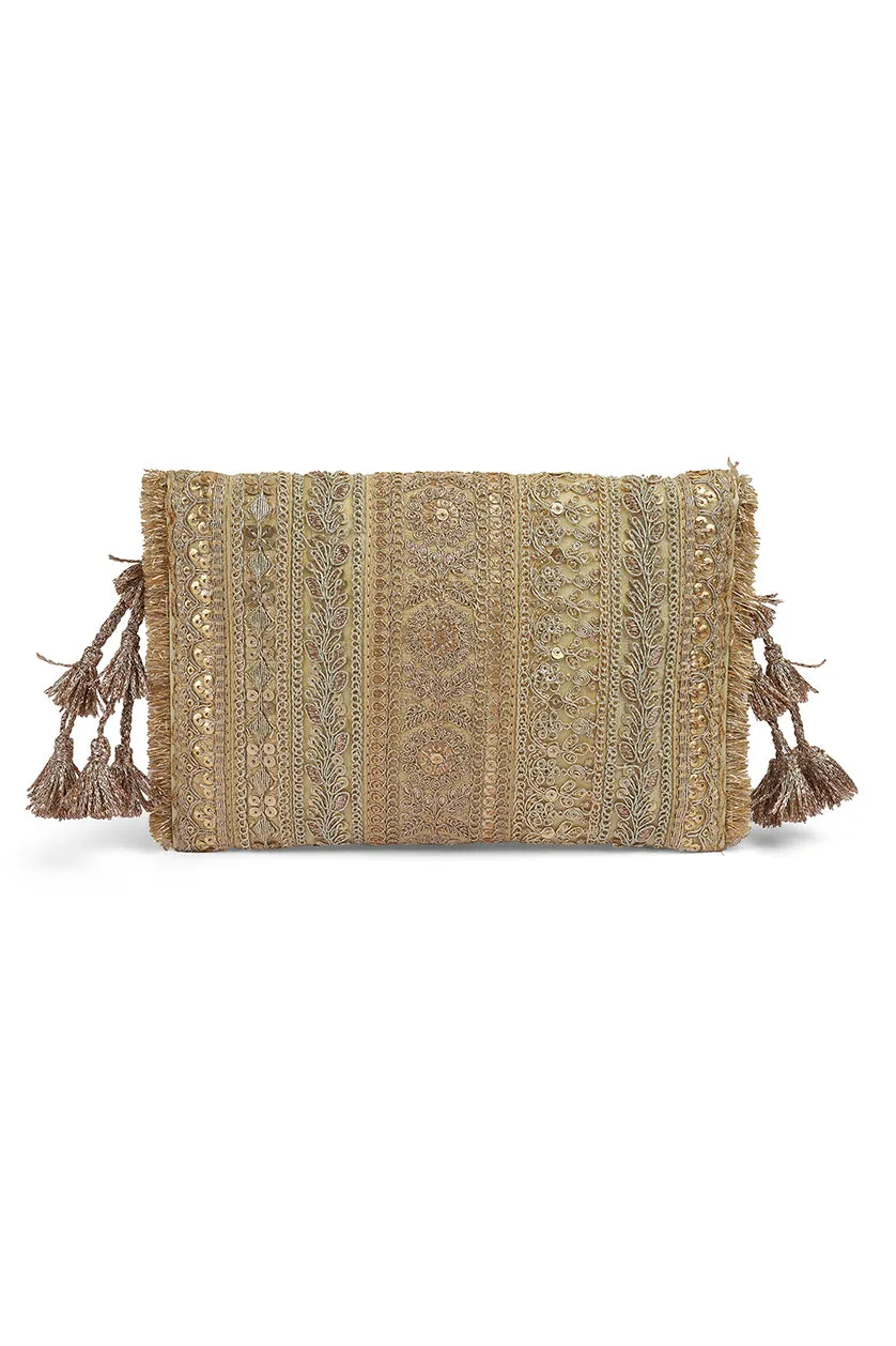 Gold Clutch / Cross Body Gold