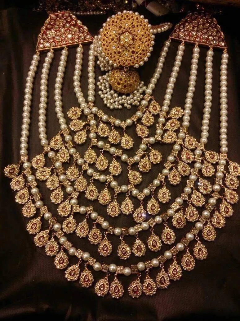 Gold Rani Haar in Traditional Style #J4228