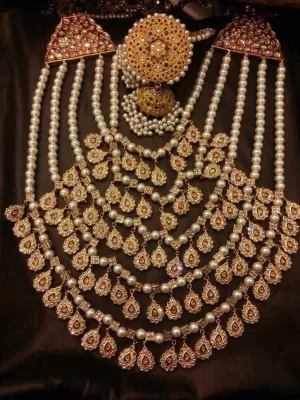 Gold Rani Haar in Traditional Style #J4228