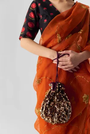 Gold Sequin Bag