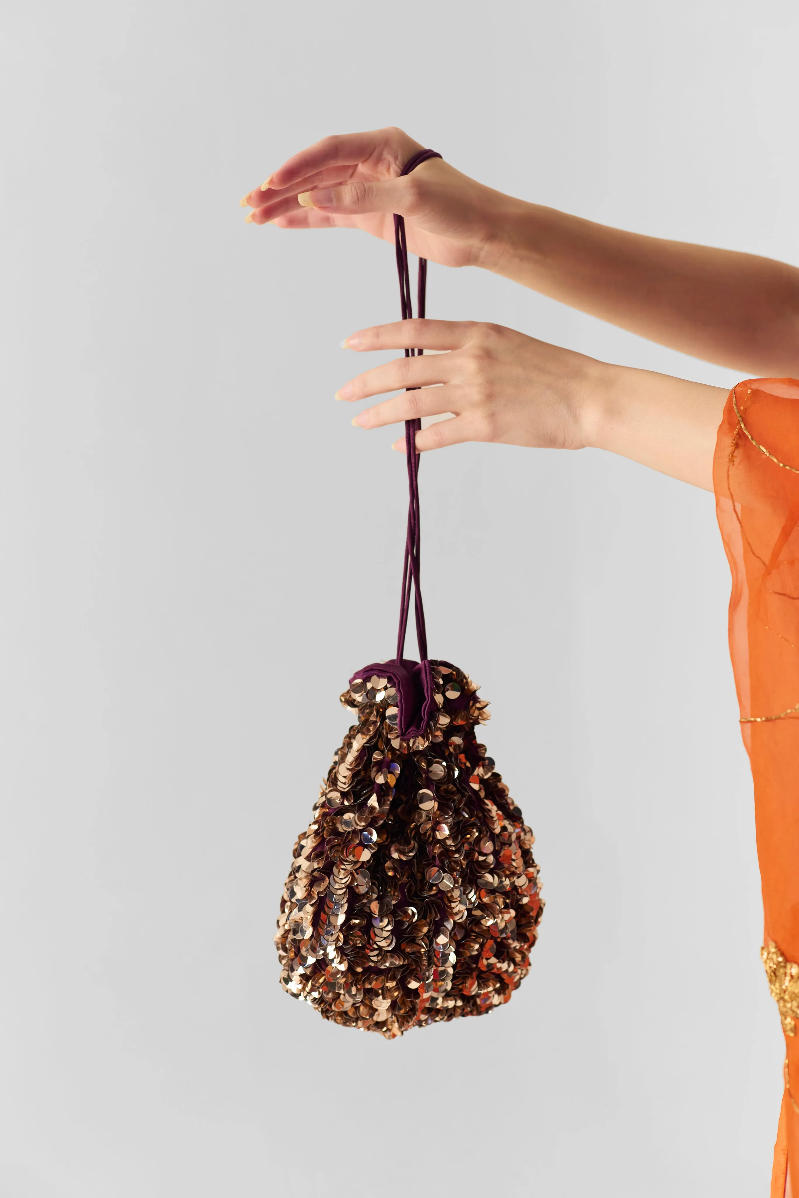 Gold Sequin Bag