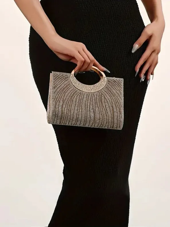 Golden Couture Evening Clutch