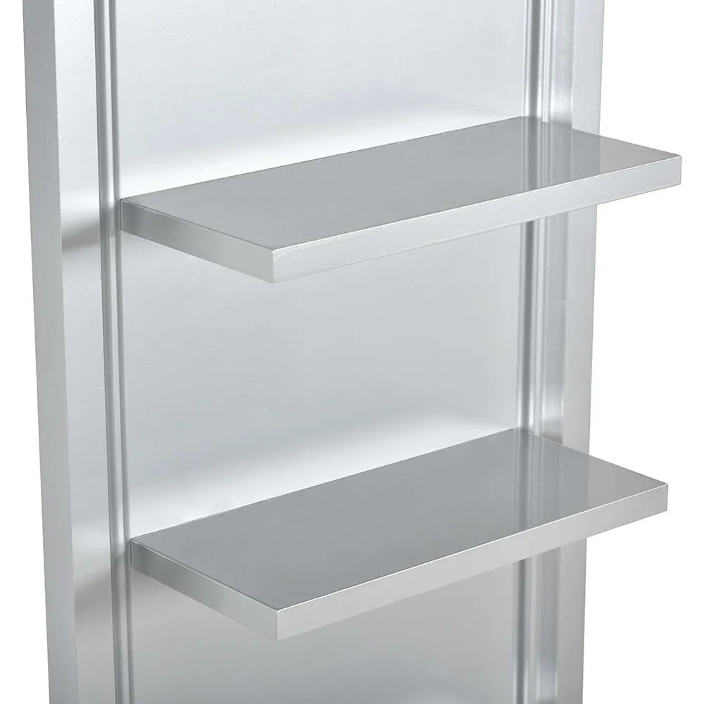 Gondola Single Retail Display Shelf - Gray by DIR Salon Furniture
