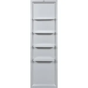 Gondola Single Retail Display Shelf - Gray by DIR Salon Furniture