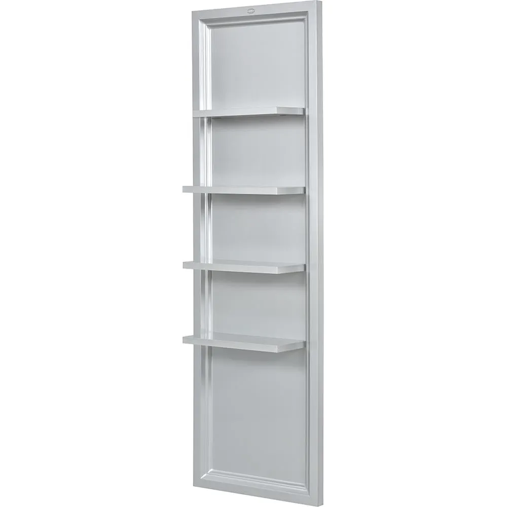 Gondola Single Retail Display Shelf - Gray by DIR Salon Furniture