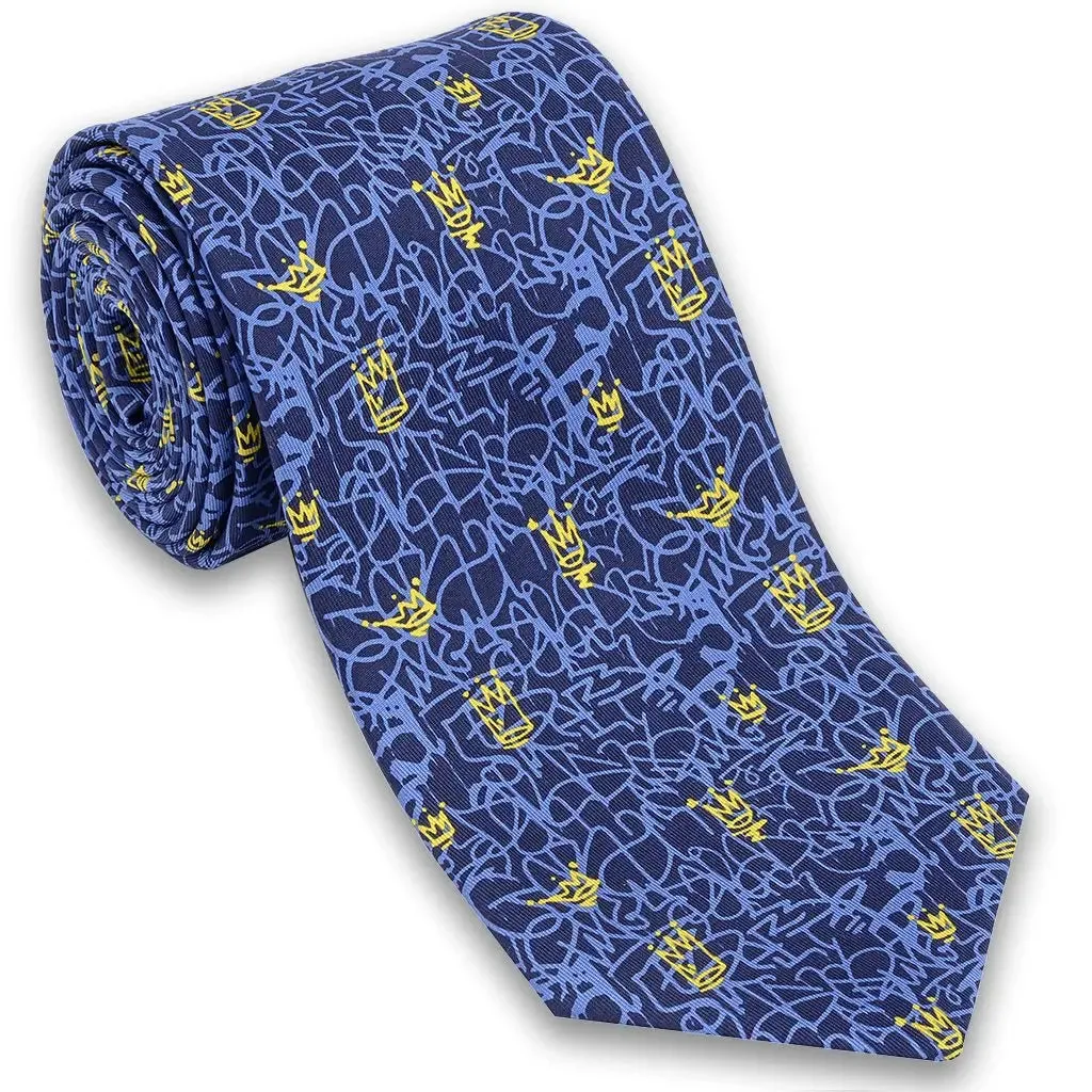 Graffiti Art Silk Necktie