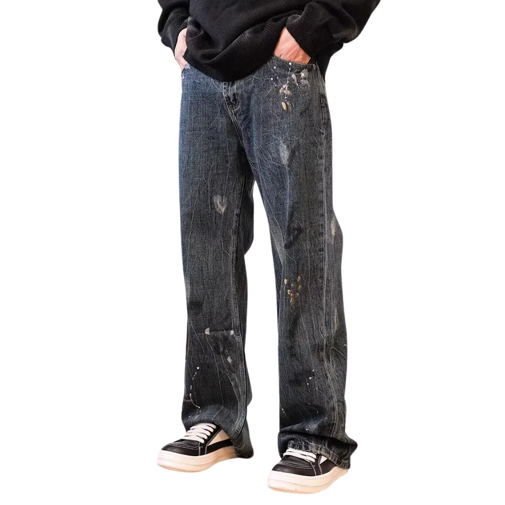 Graffiti Distressed Jeans