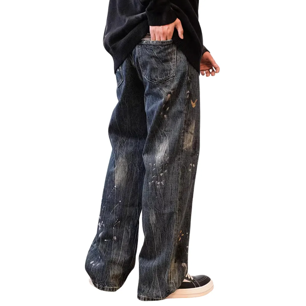 Graffiti Distressed Jeans