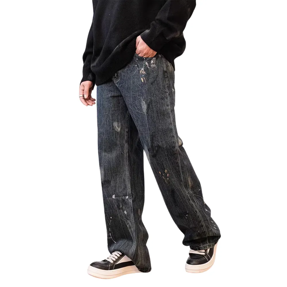 Graffiti Distressed Jeans