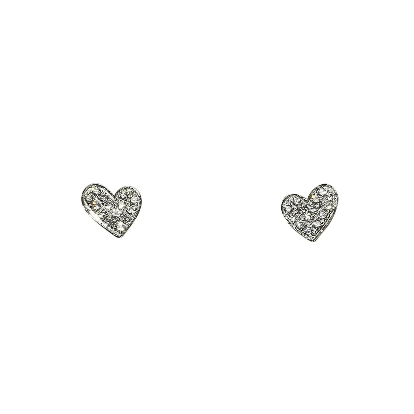 Graffiti Heart Stud Earrings