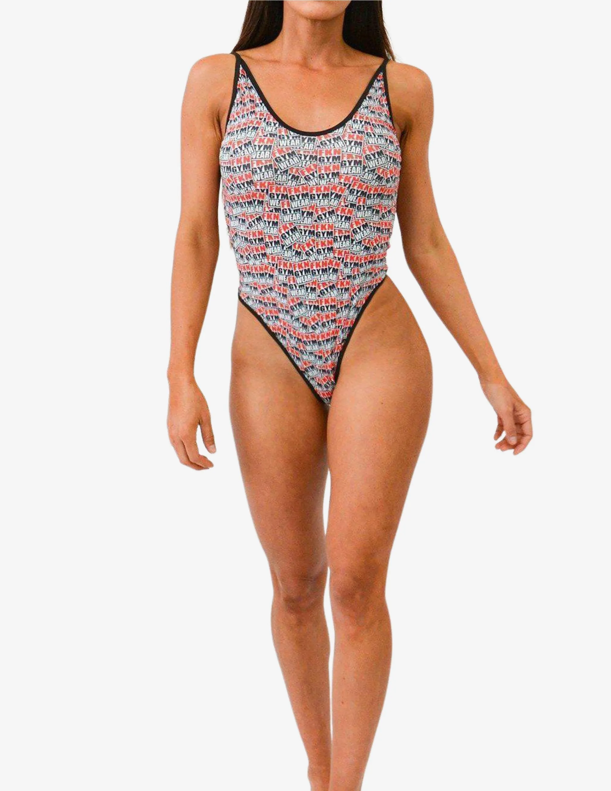 Graffiti One Piece Swimsuit