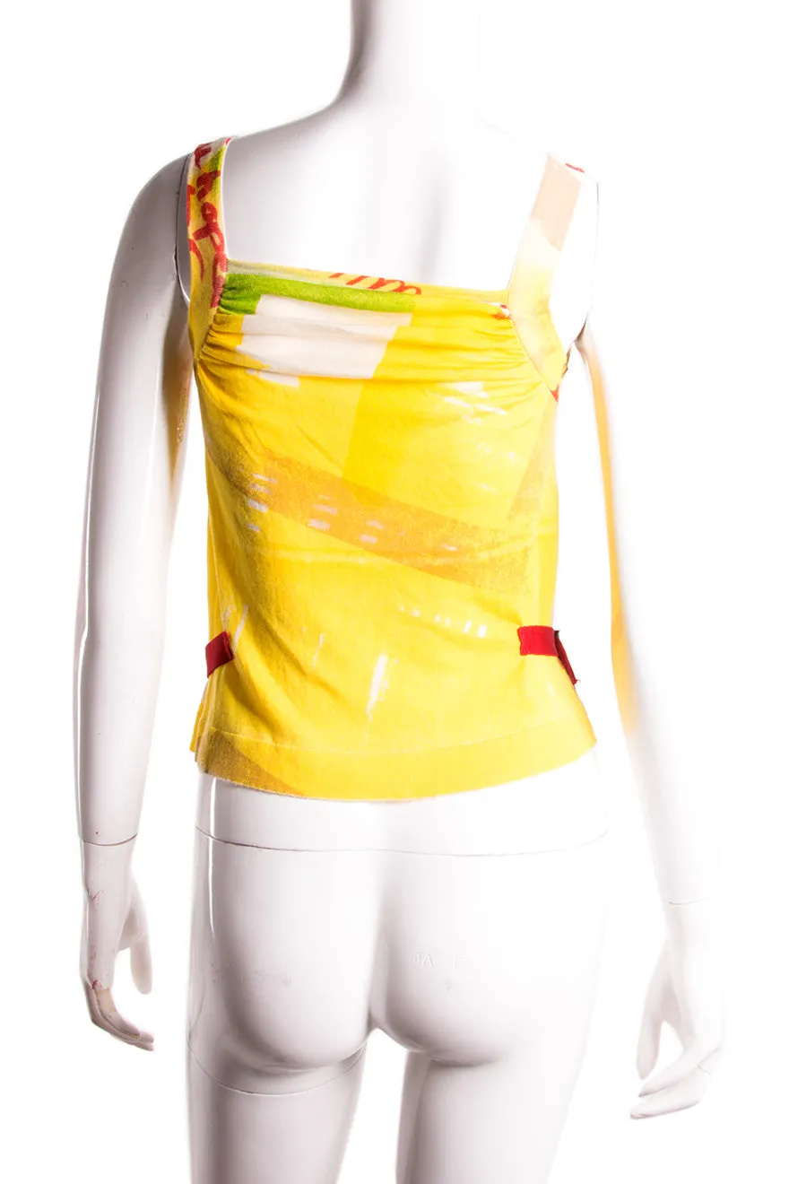 Graffiti Print Top