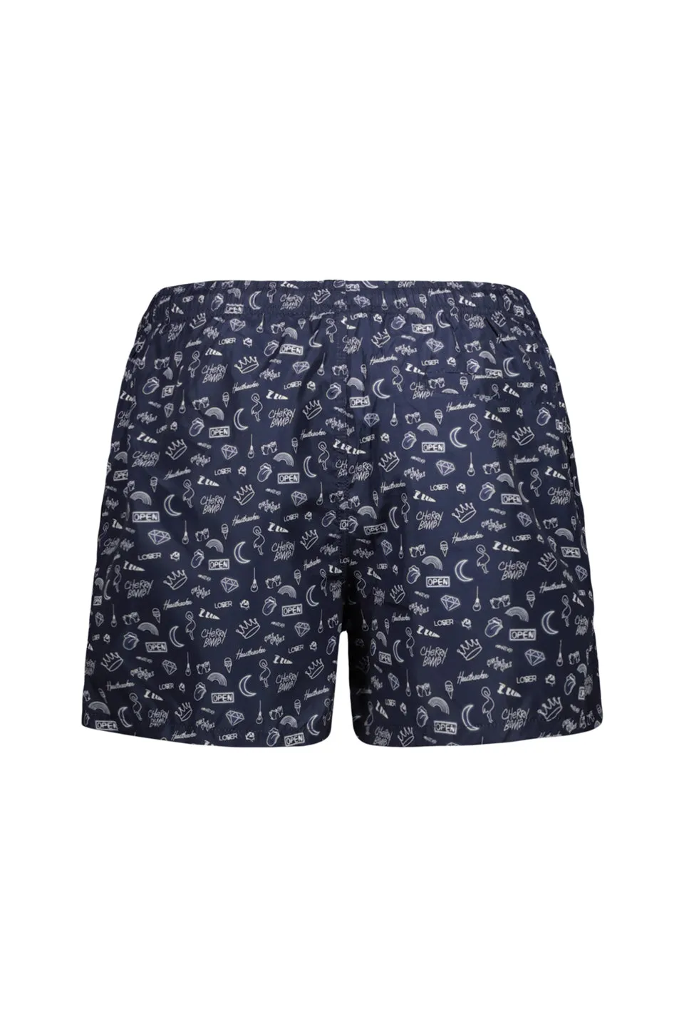 Graffiti Swim Short In Blue