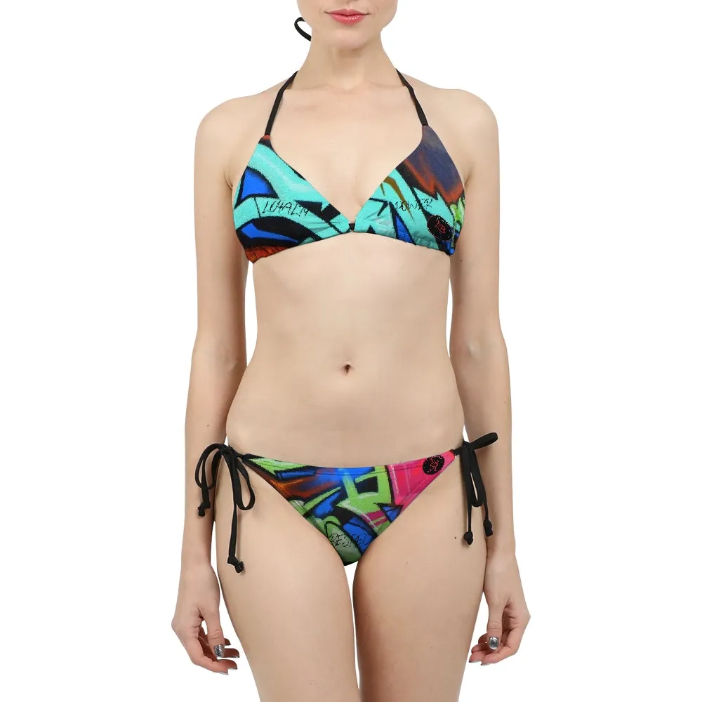 GRAFFITI Women's Triangle String Bikini