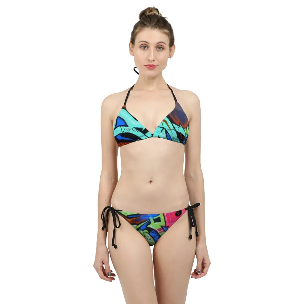 GRAFFITI Women's Triangle String Bikini