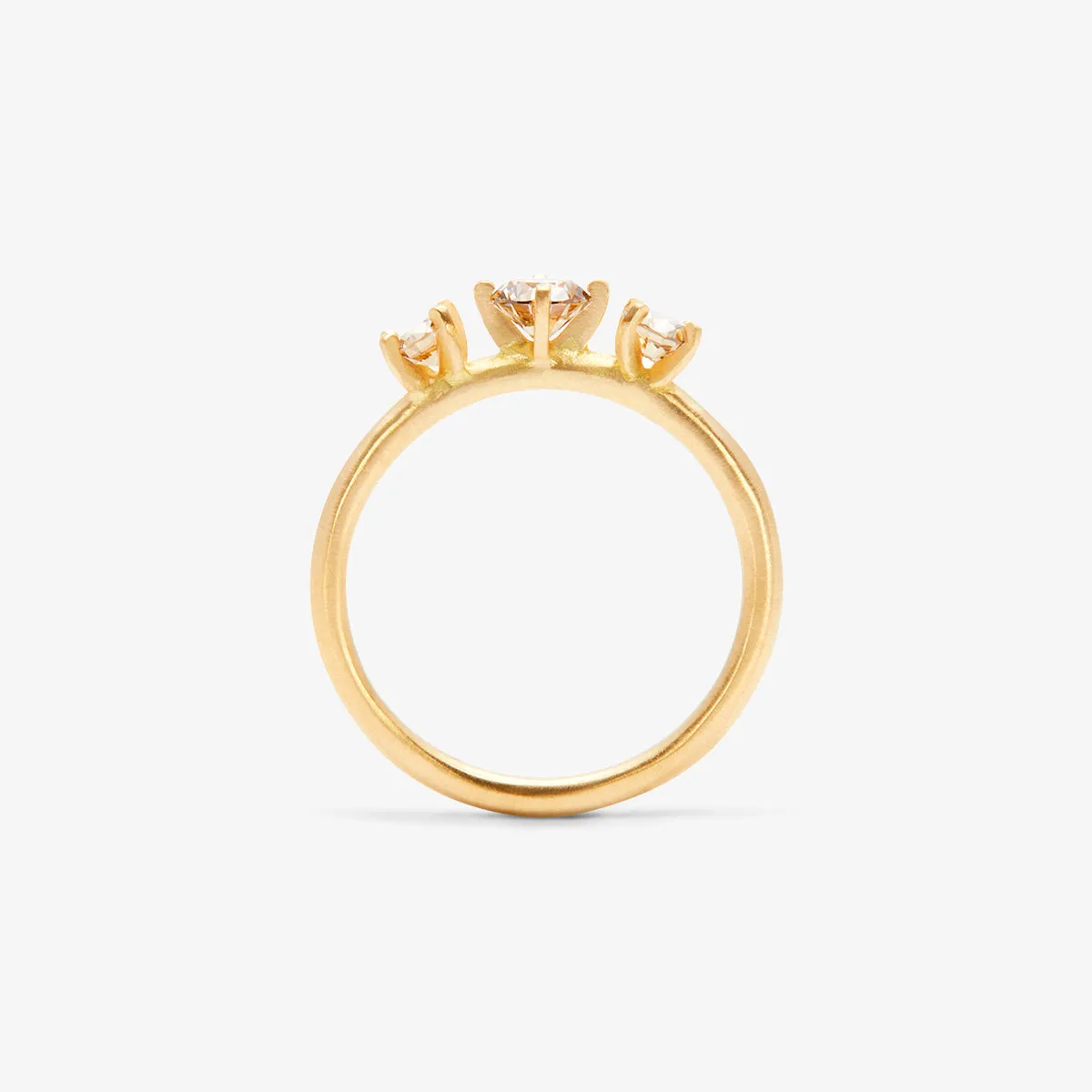 Grand Brown Diamond Trinity Ring | R11711BR
