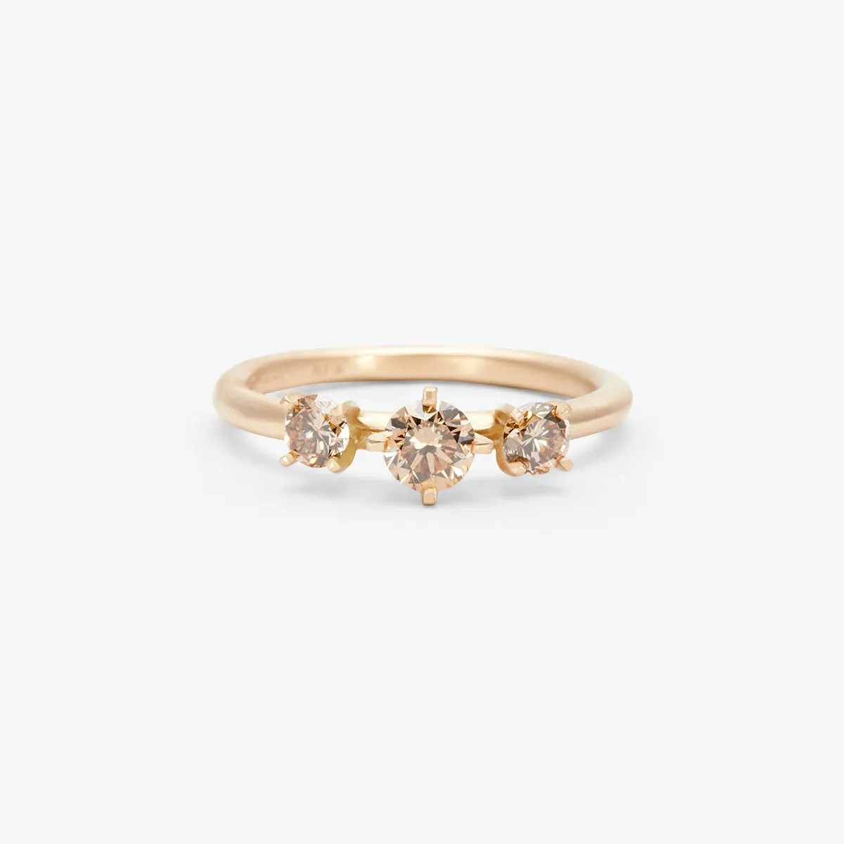 Grand Brown Diamond Trinity Ring | R11711BR