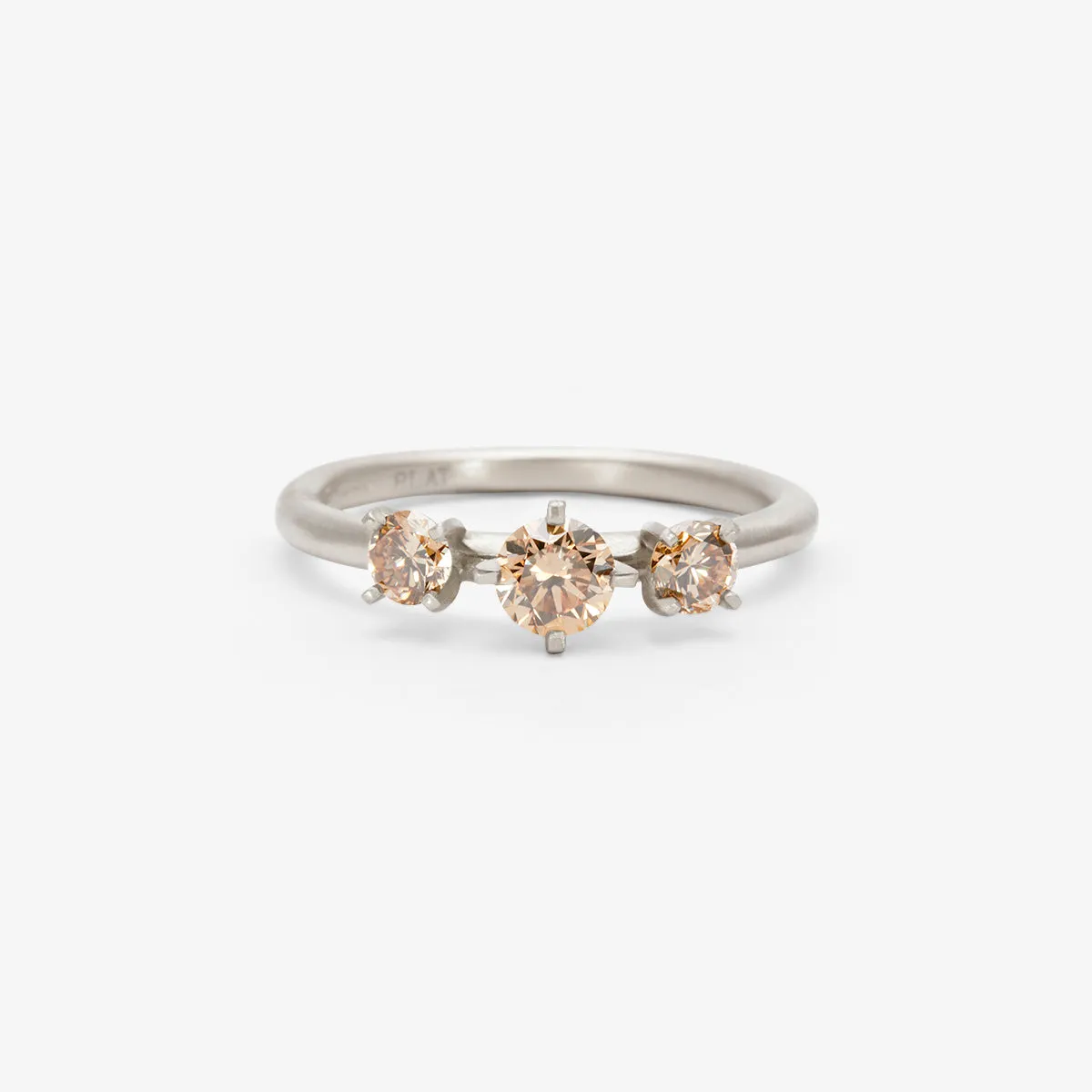 Grand Brown Diamond Trinity Ring | R11711BR