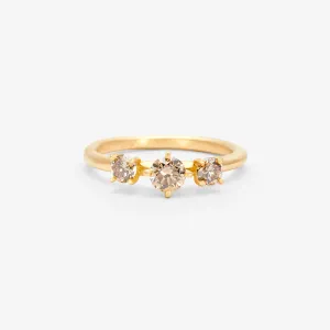 Grand Brown Diamond Trinity Ring | R11711BR