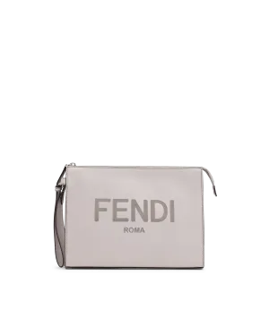 Gray Fendi Clutch