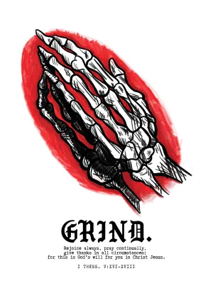Grind. (“Bone Clappers”) Art Print