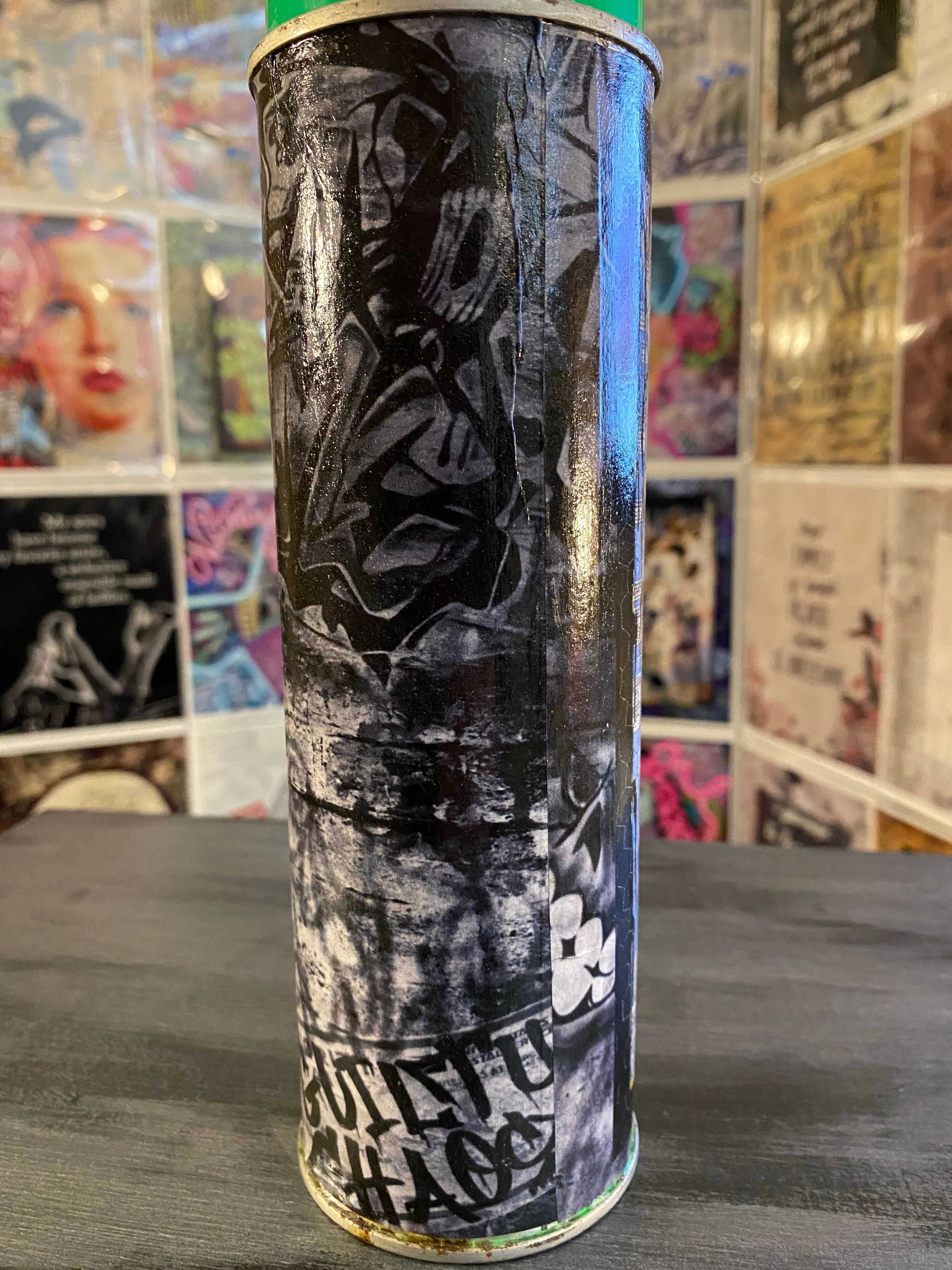 Guilty Chaos LOONEY TUNES  NYC SUBWAY ART print covered spray can