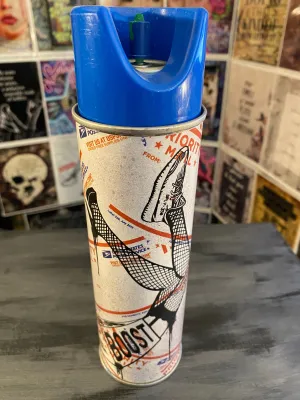 Guilty Chaos sexy Yeezy,heel slaps print covered spray can