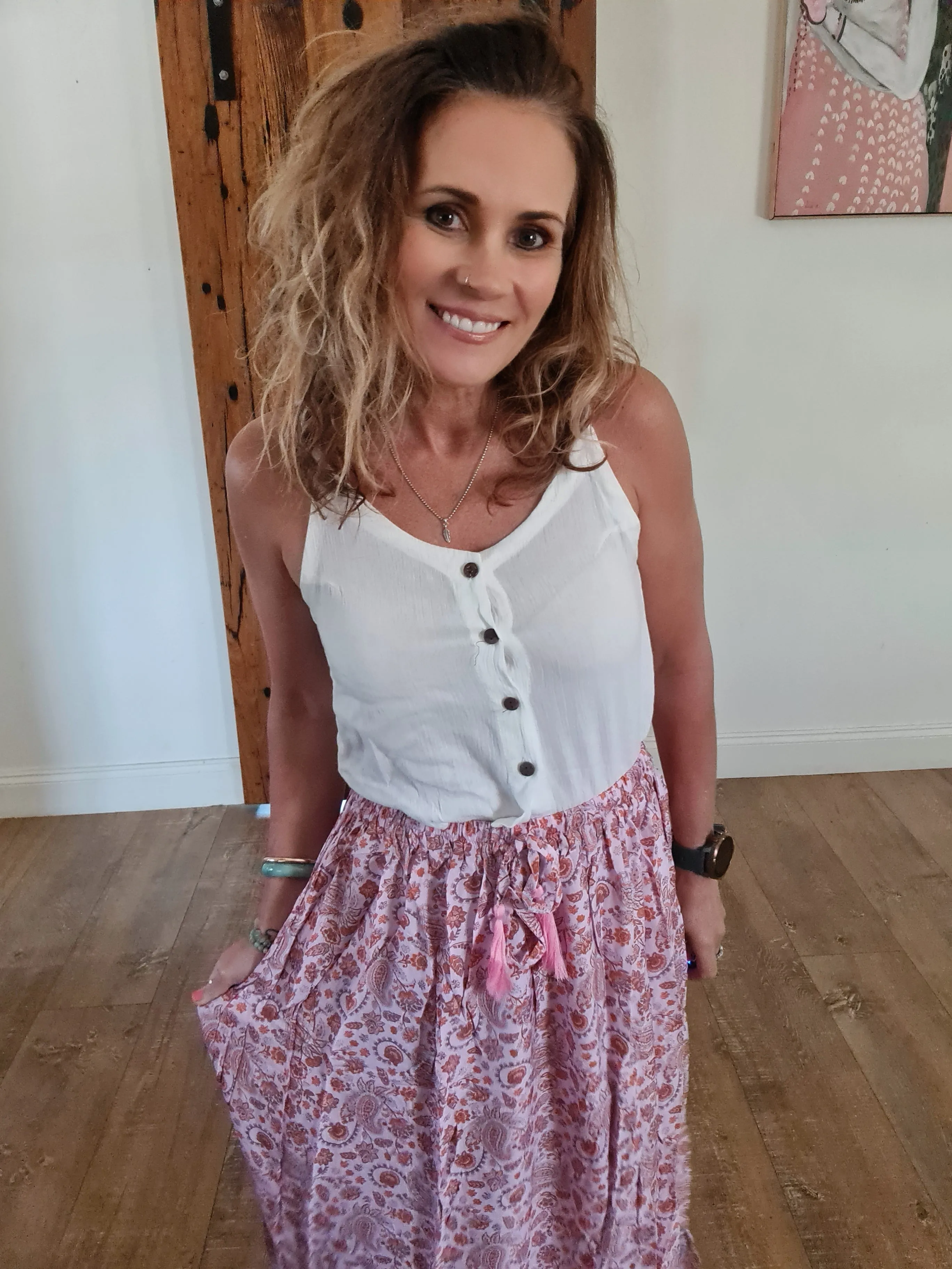 Gypsy Skirt Fairy Floss O/S