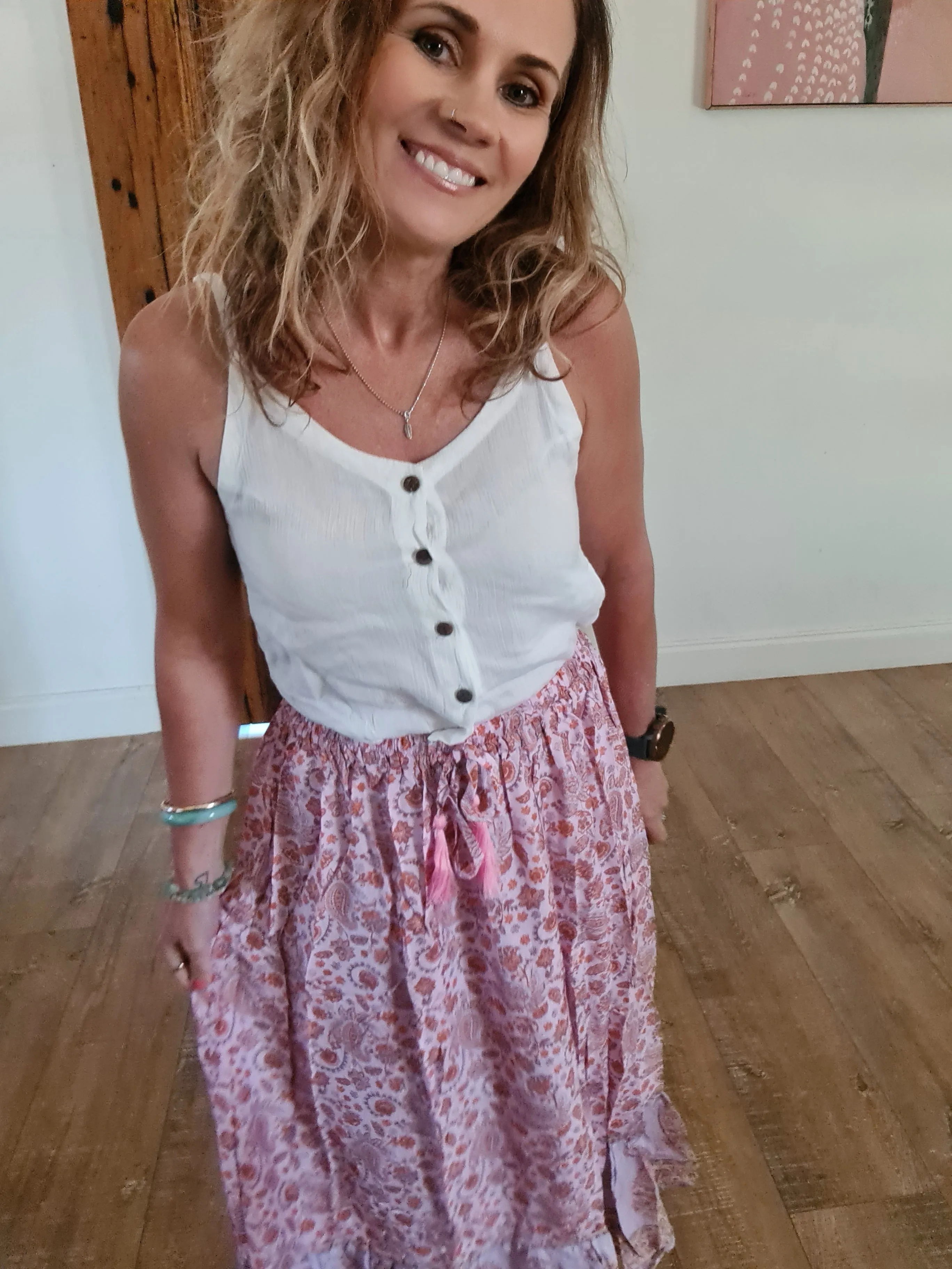 Gypsy Skirt Fairy Floss O/S