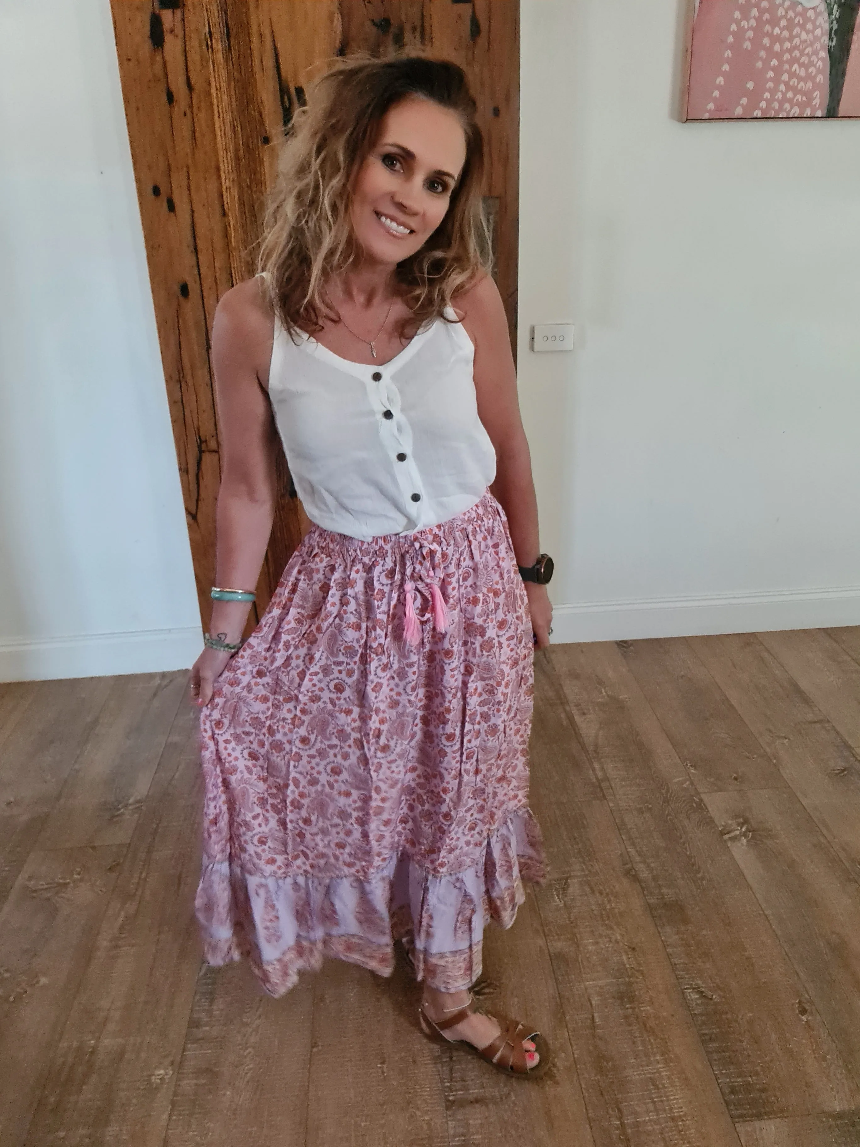 Gypsy Skirt Fairy Floss O/S