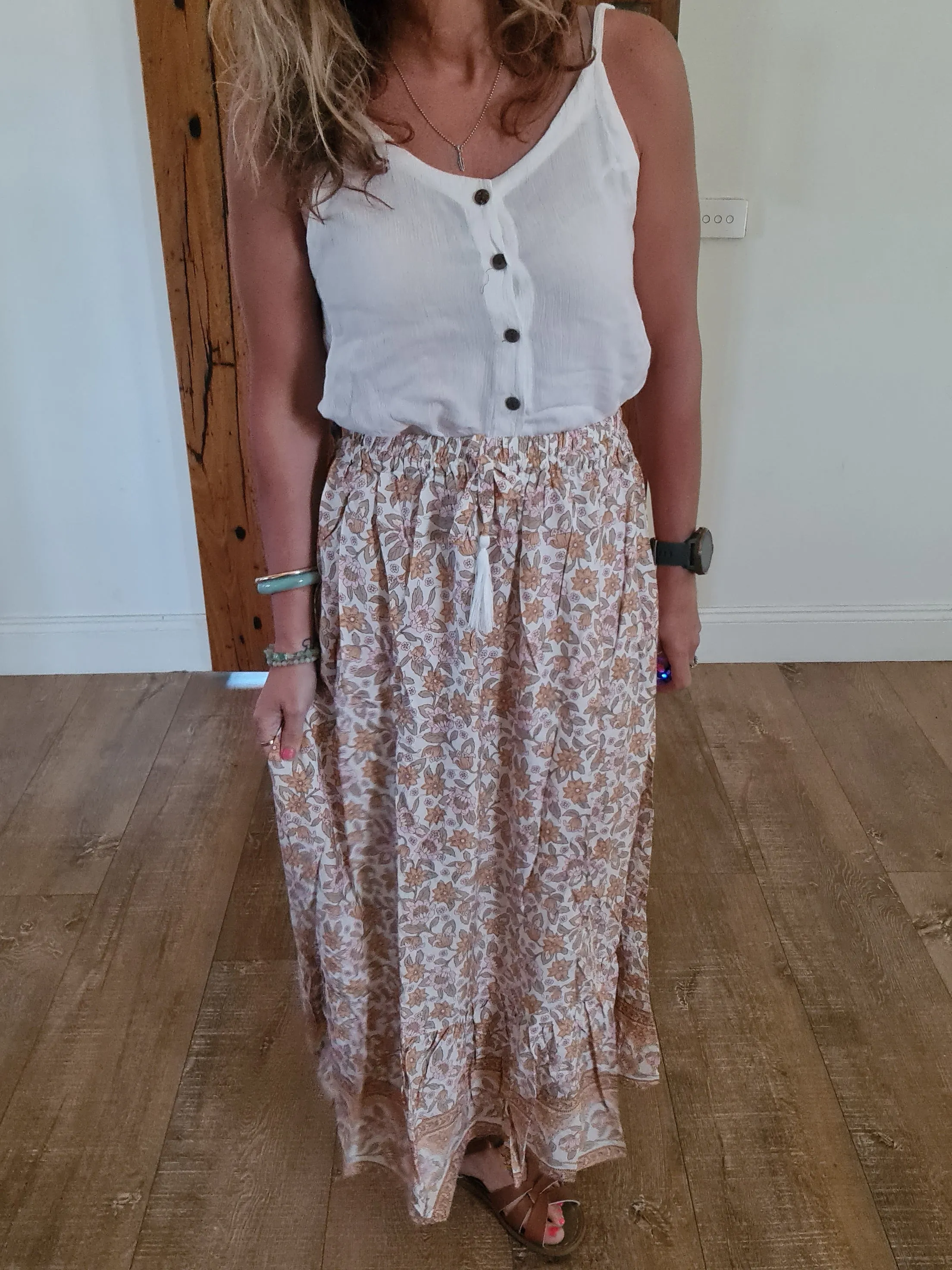 Gypsy Skirt Oatmeal O/S