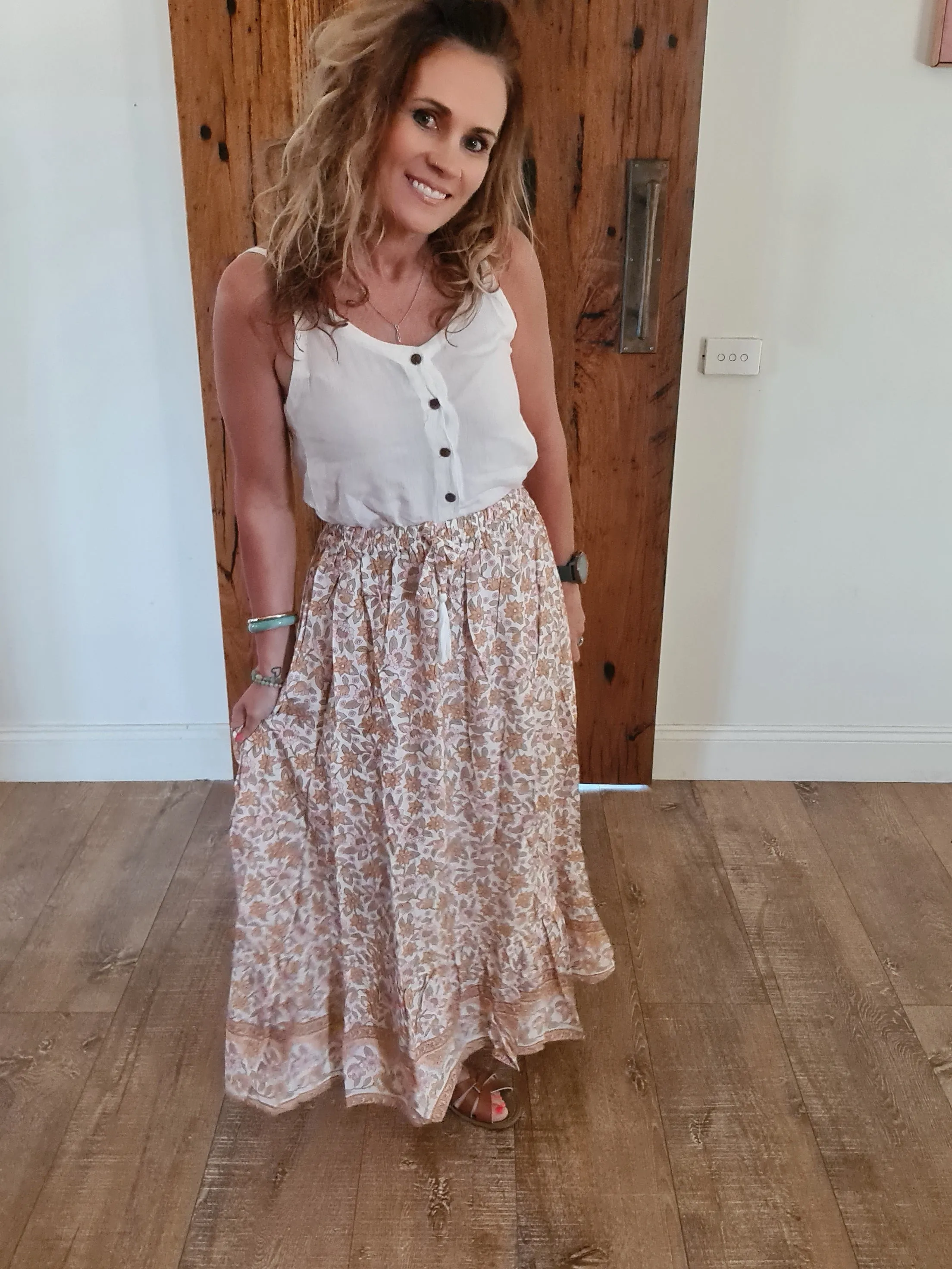 Gypsy Skirt Oatmeal O/S