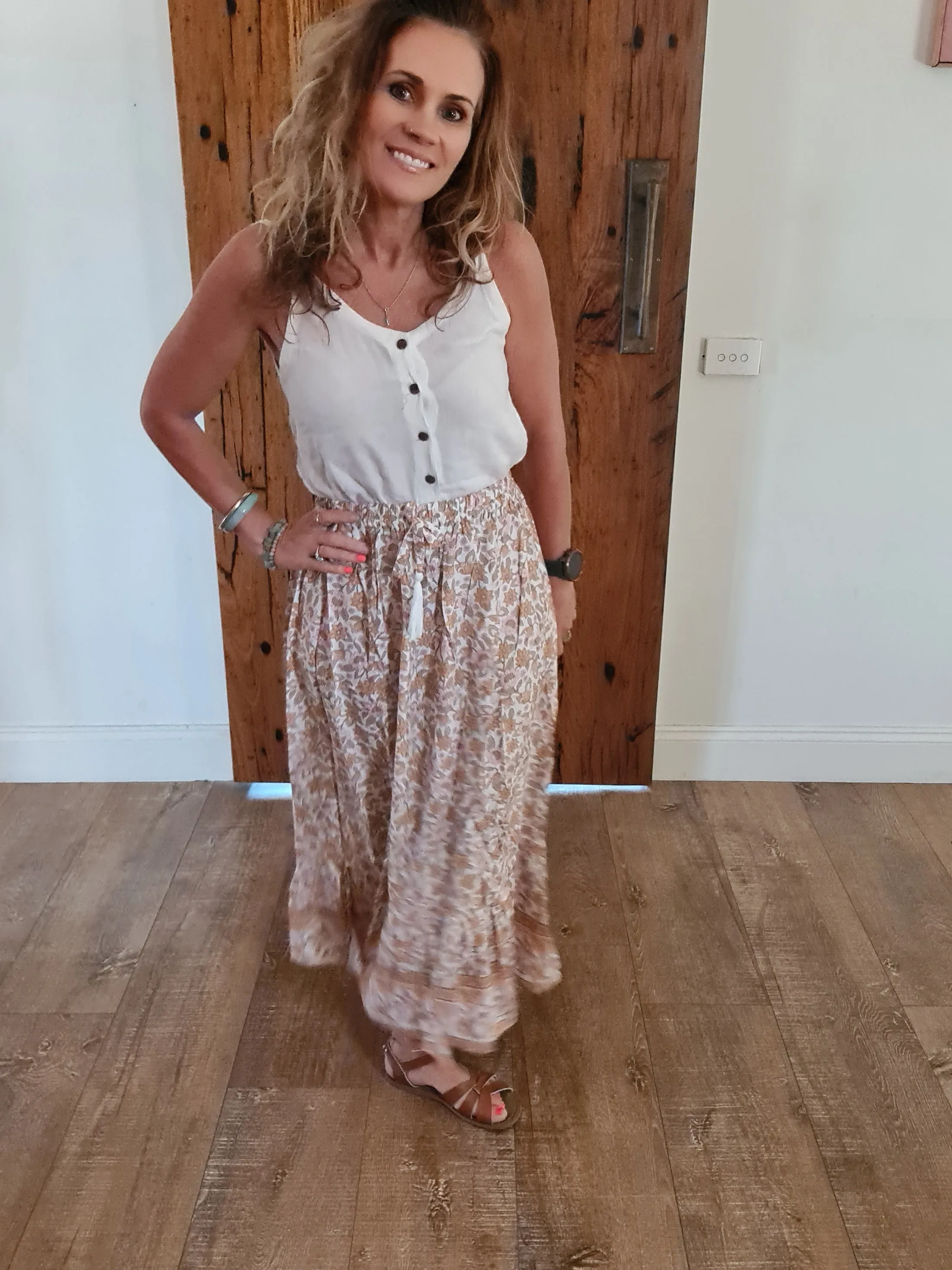 Gypsy Skirt Oatmeal O/S
