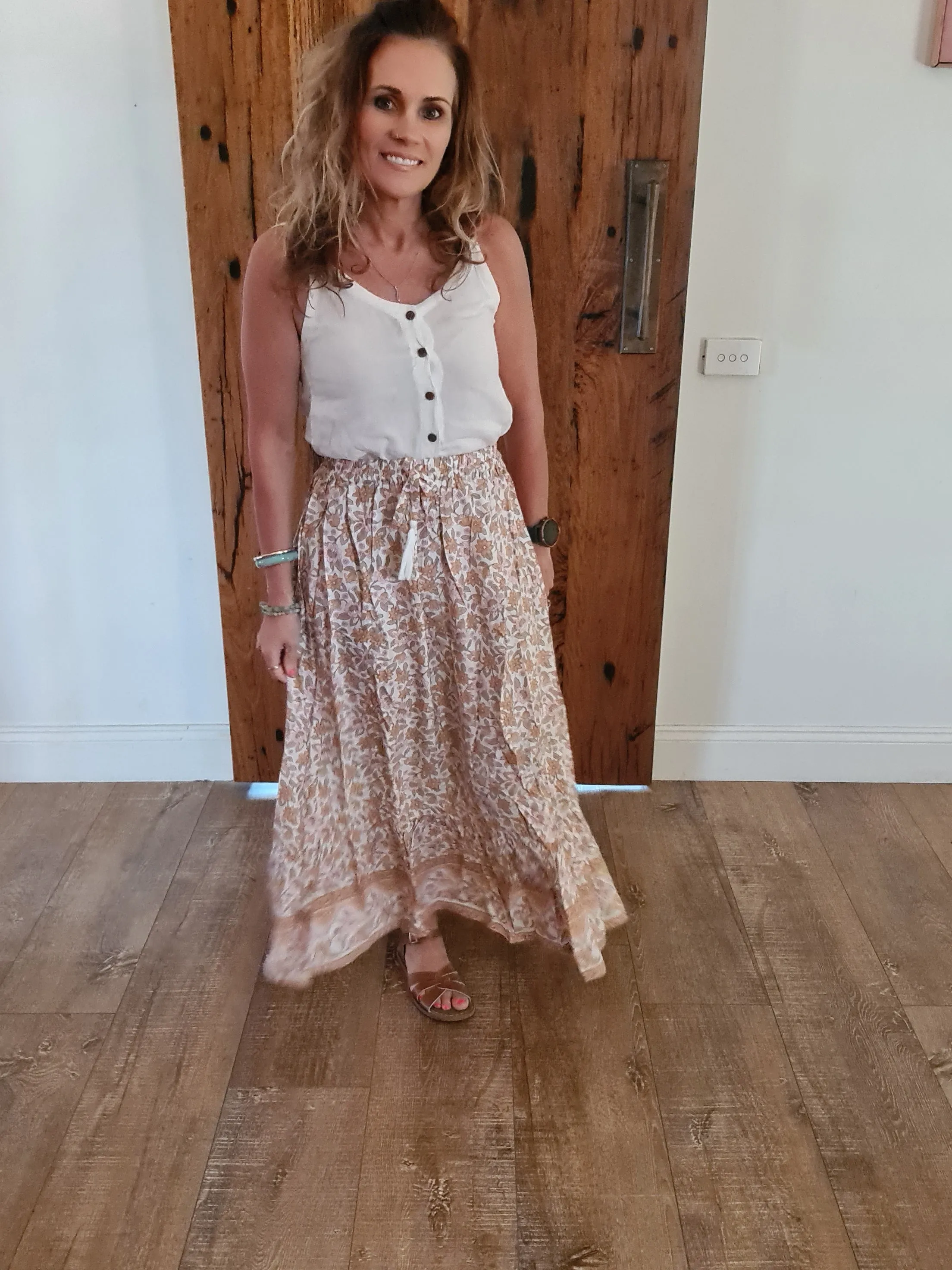 Gypsy Skirt Oatmeal O/S