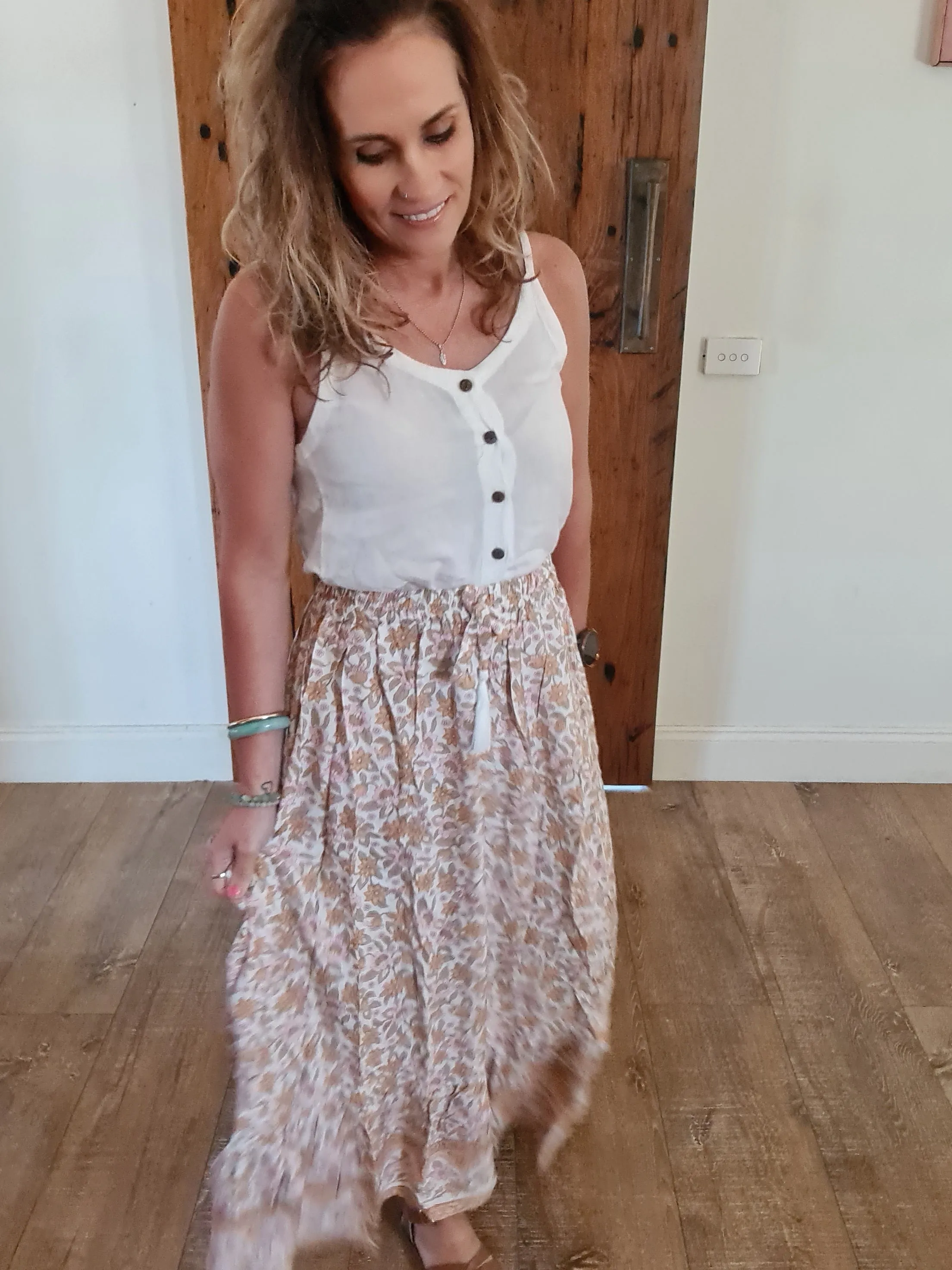 Gypsy Skirt Oatmeal O/S