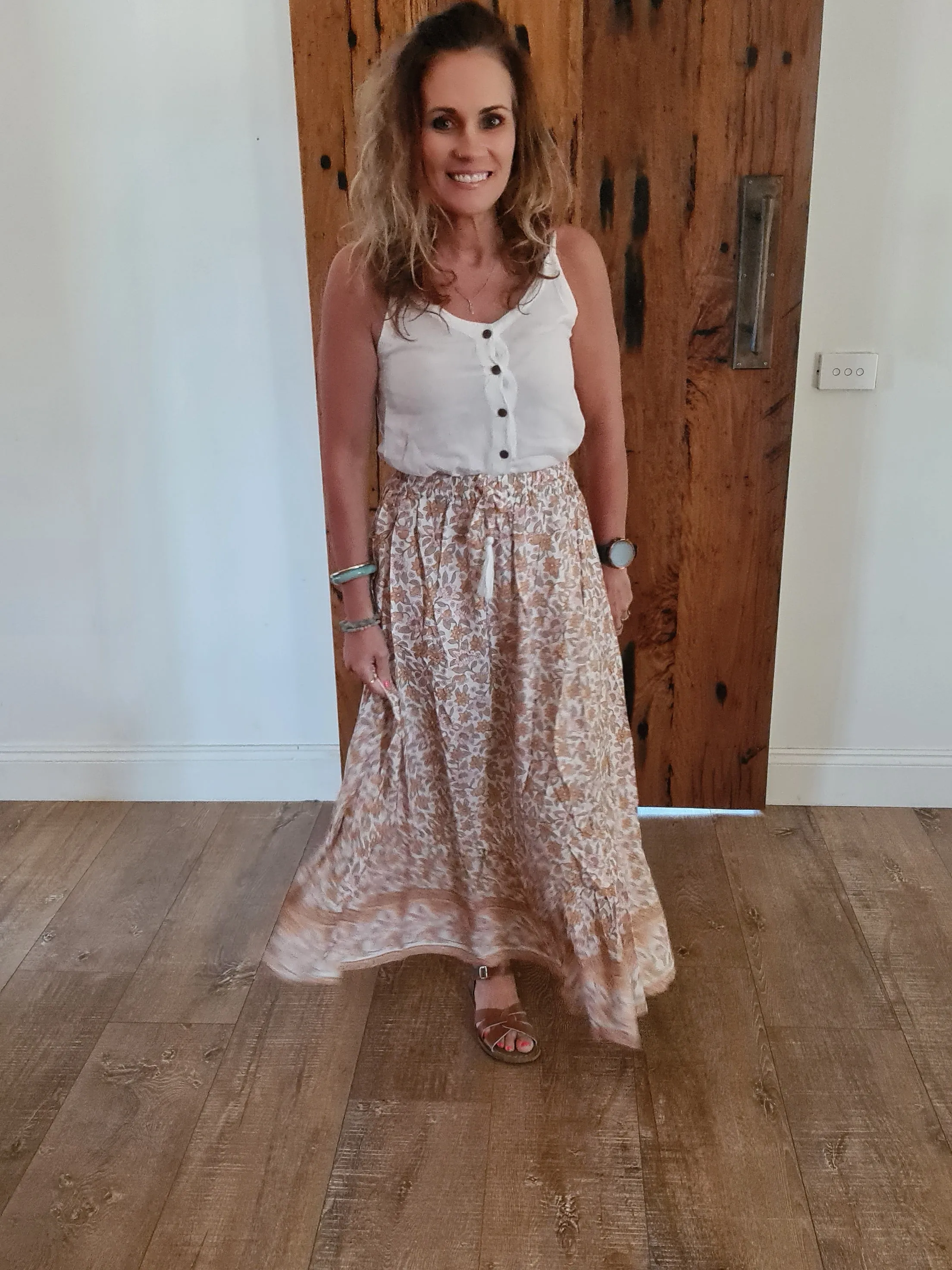 Gypsy Skirt Oatmeal O/S