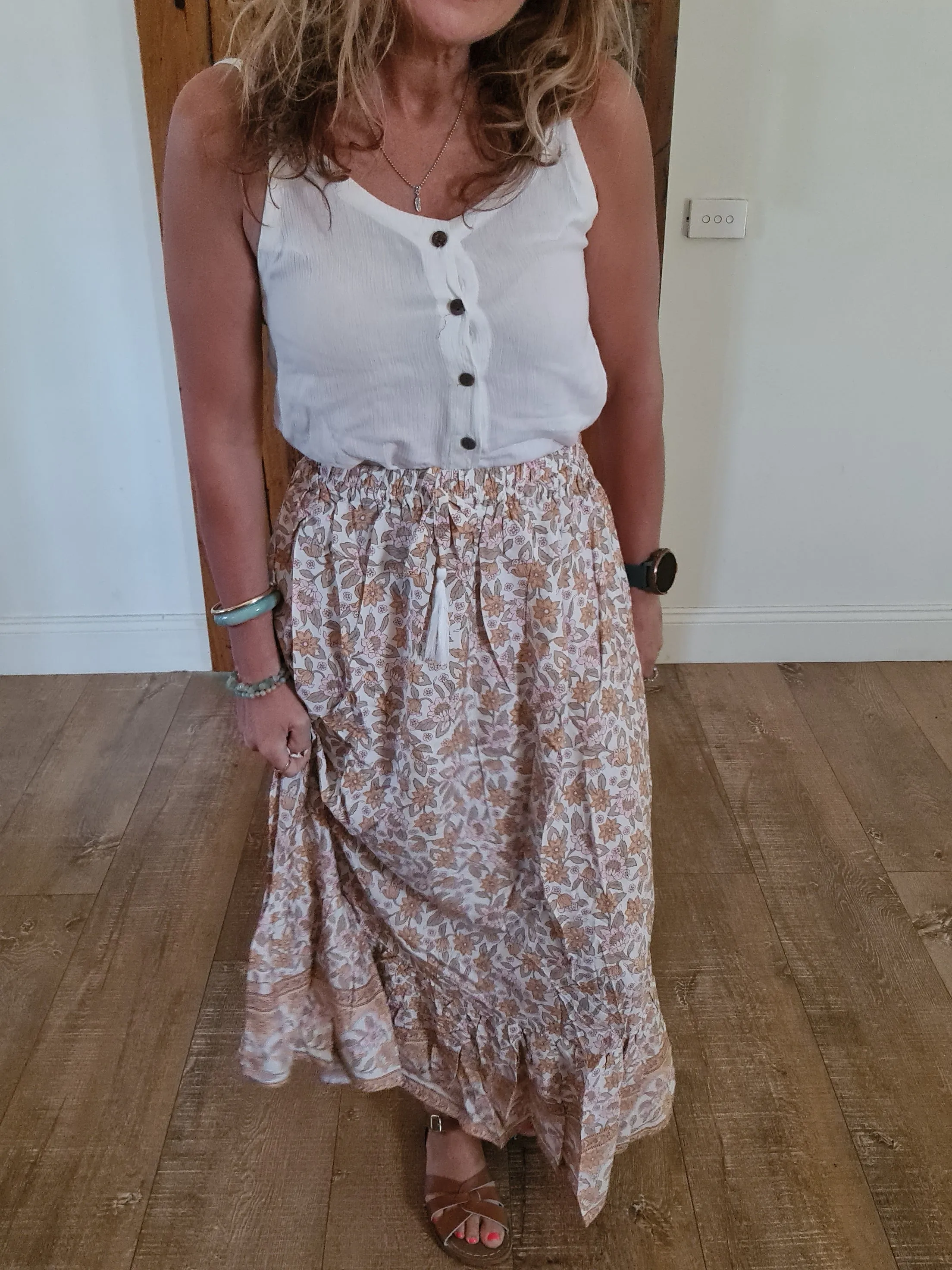 Gypsy Skirt Oatmeal O/S