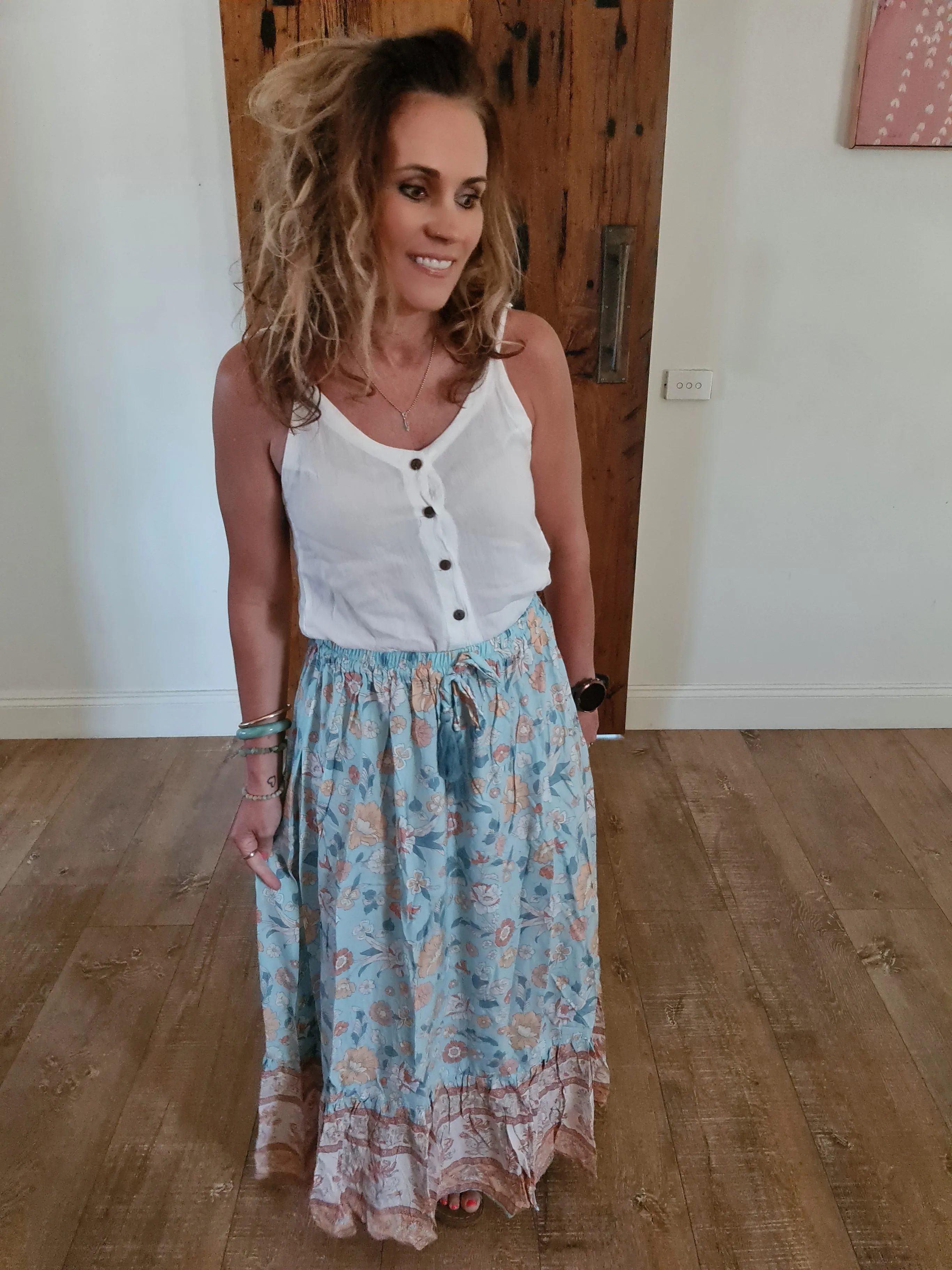 Gypsy Skirt Seafoam O/S
