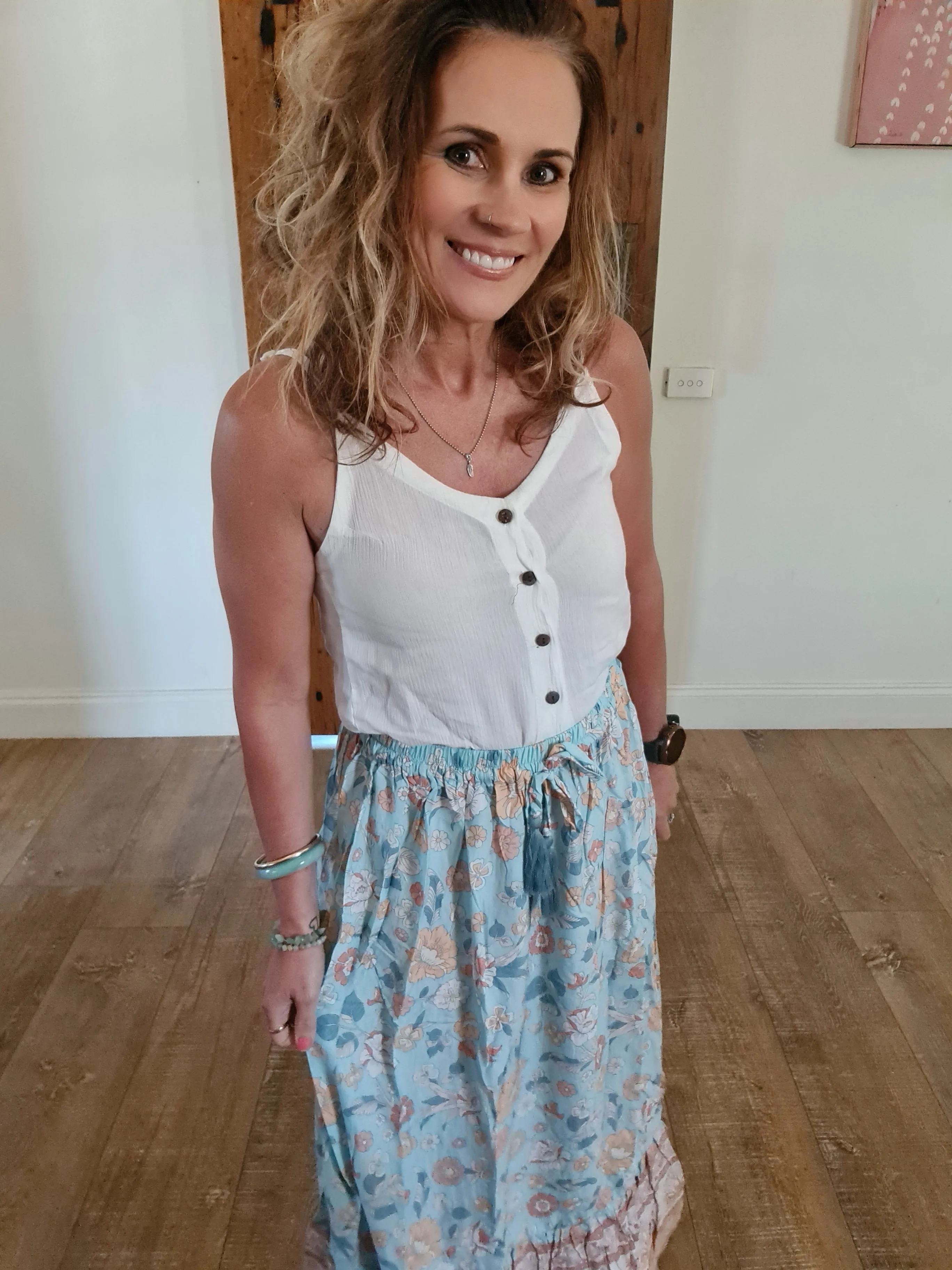 Gypsy Skirt Seafoam O/S