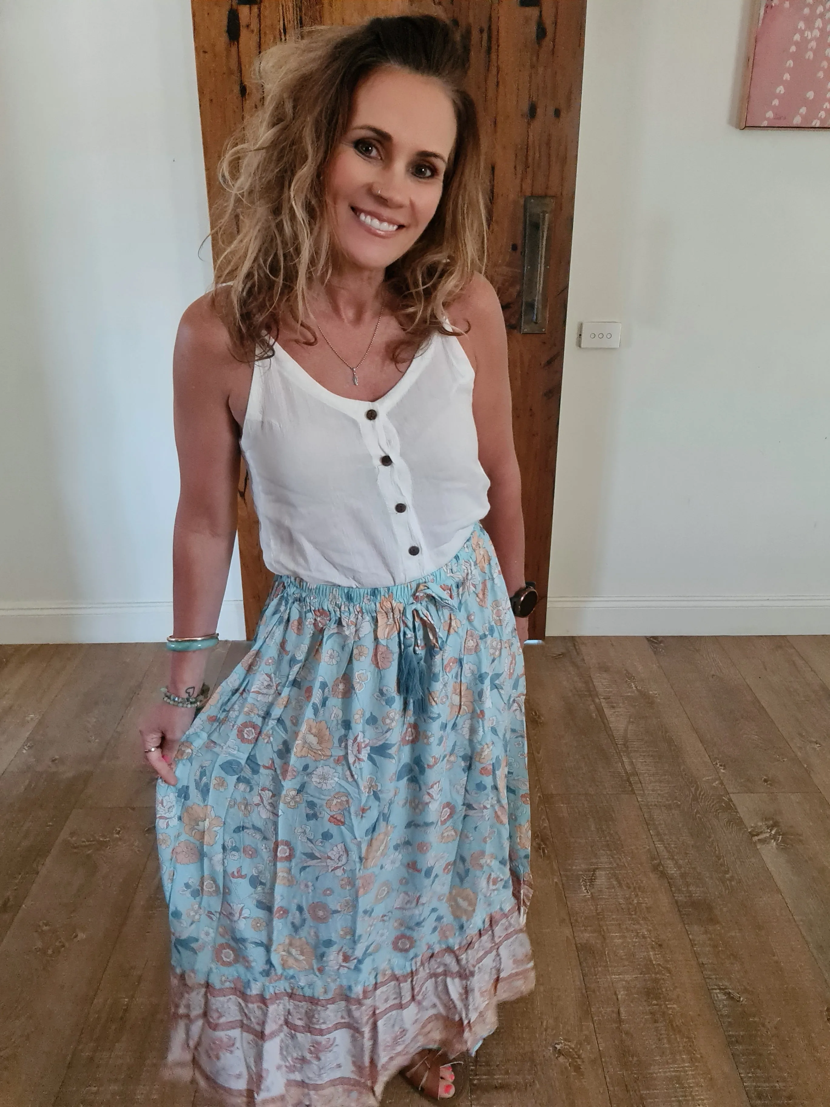Gypsy Skirt Seafoam O/S