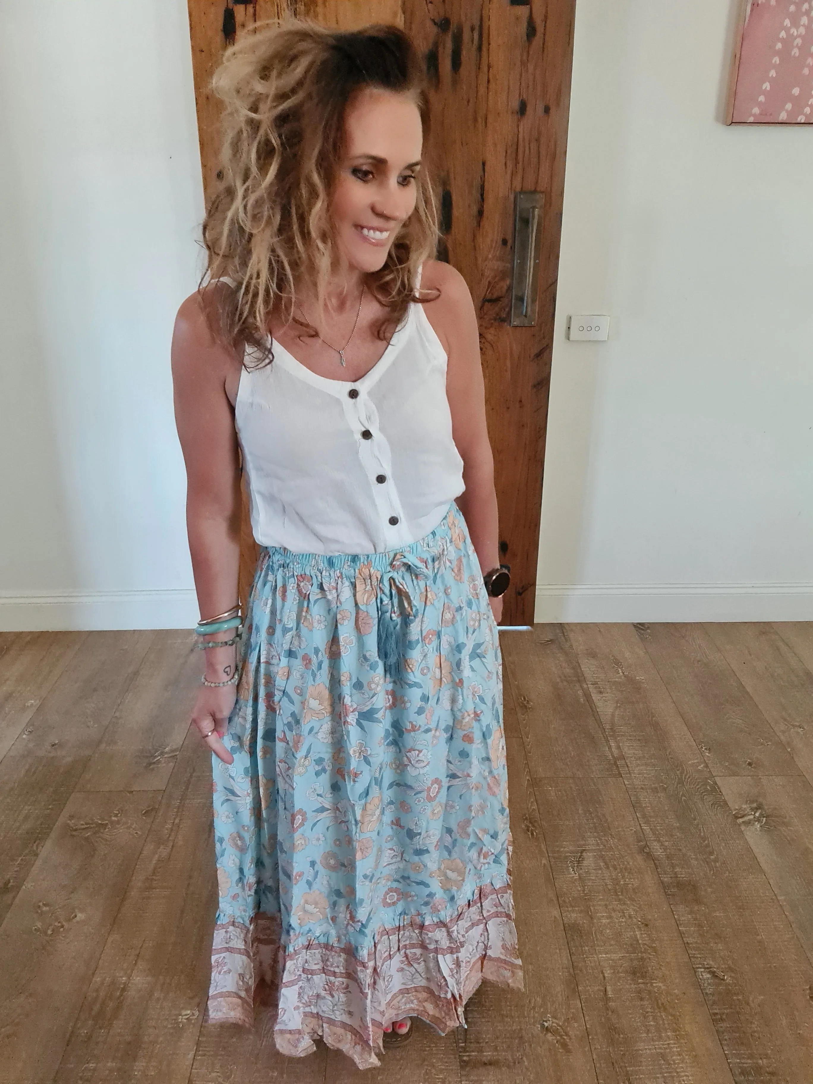 Gypsy Skirt Seafoam O/S