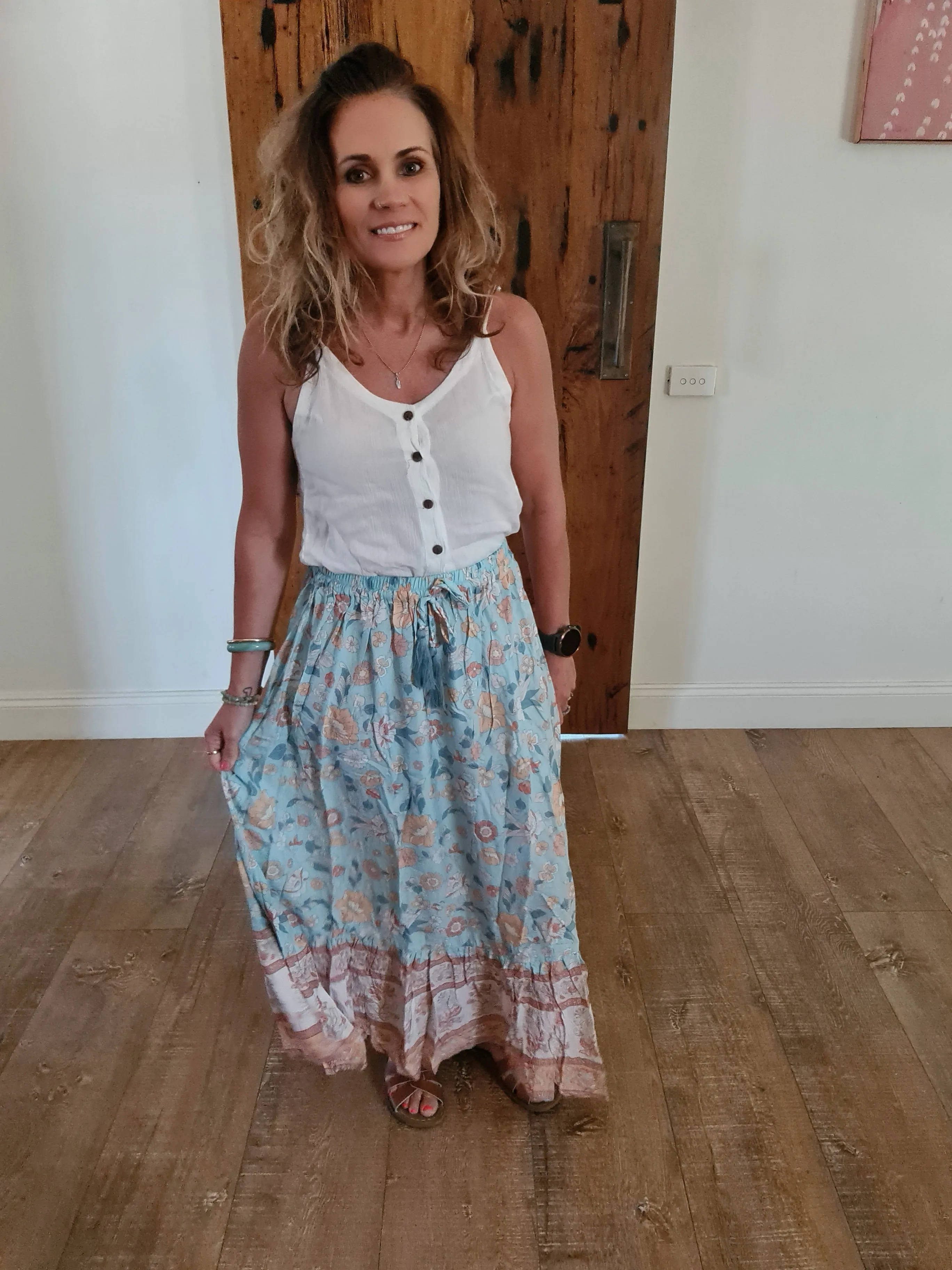 Gypsy Skirt Seafoam O/S