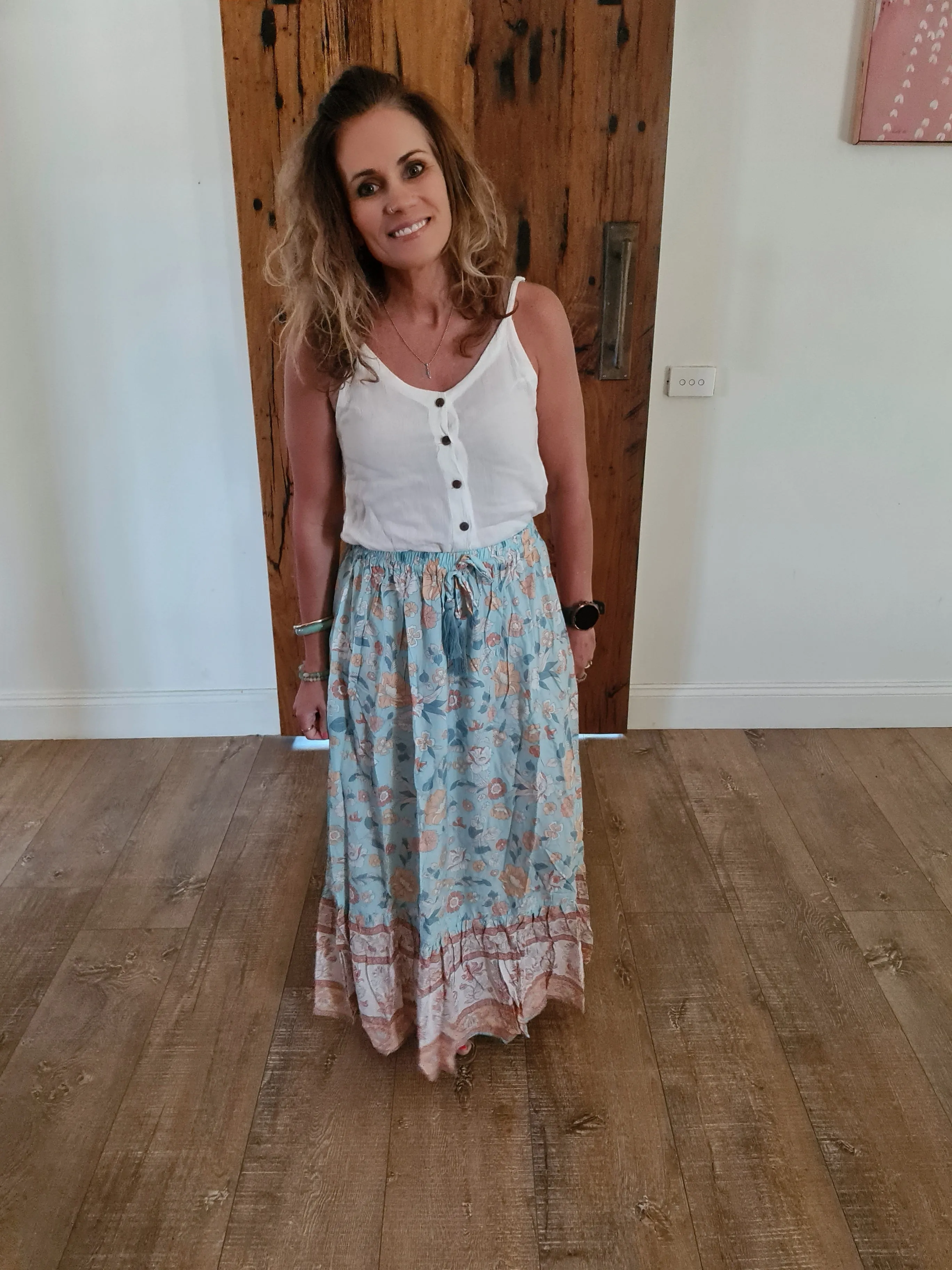 Gypsy Skirt Seafoam O/S