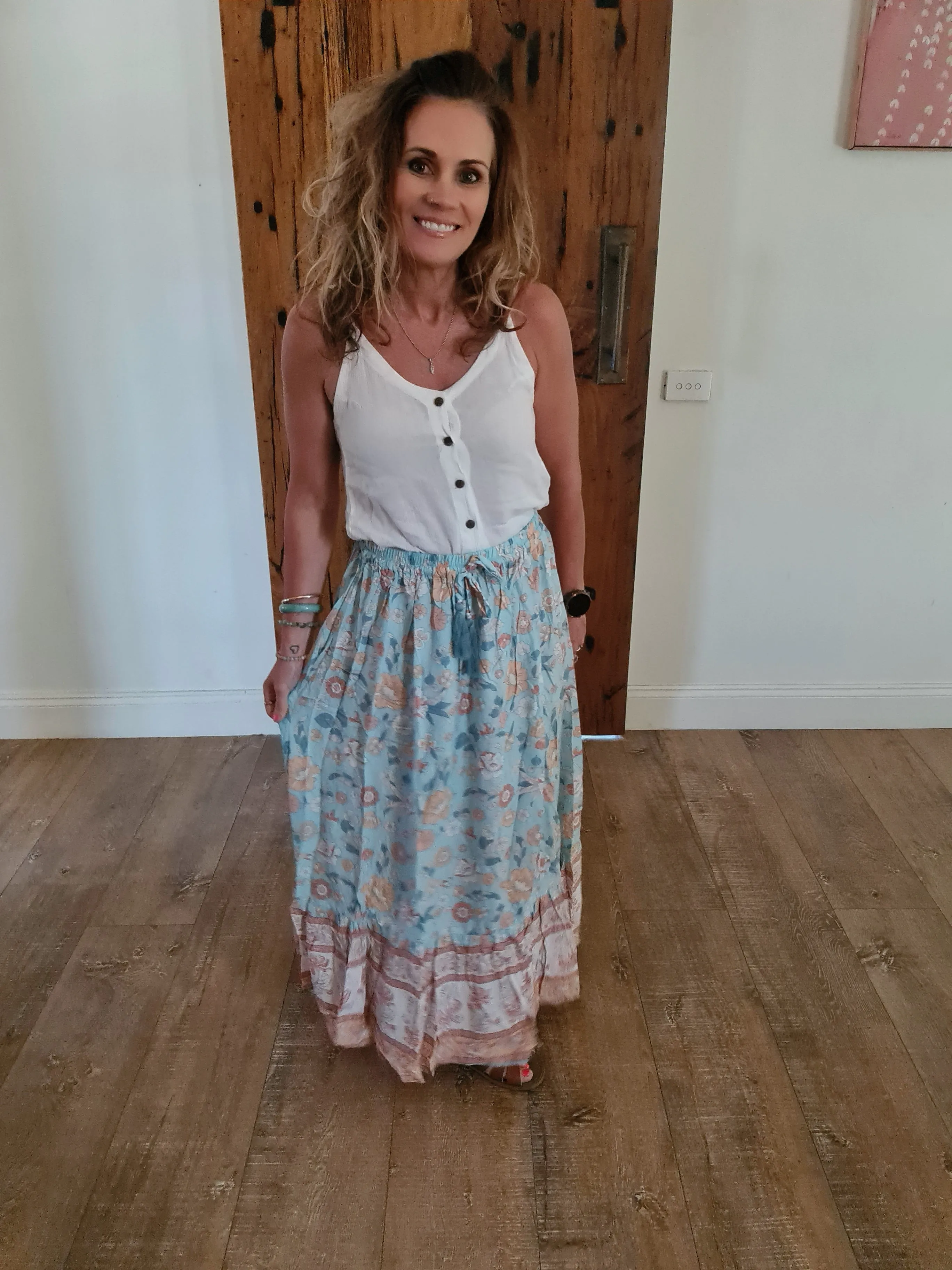 Gypsy Skirt Seafoam O/S