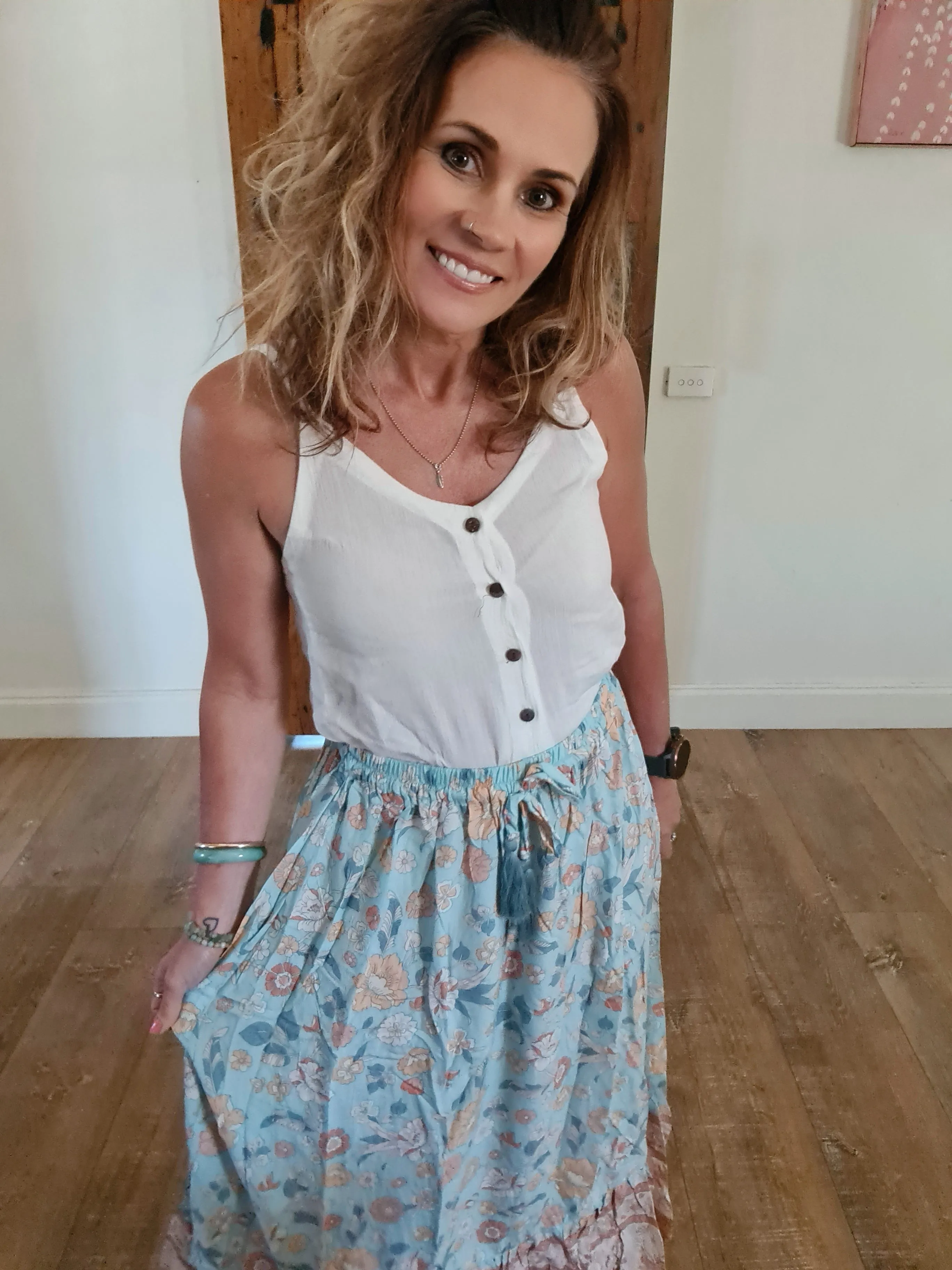 Gypsy Skirt Seafoam O/S