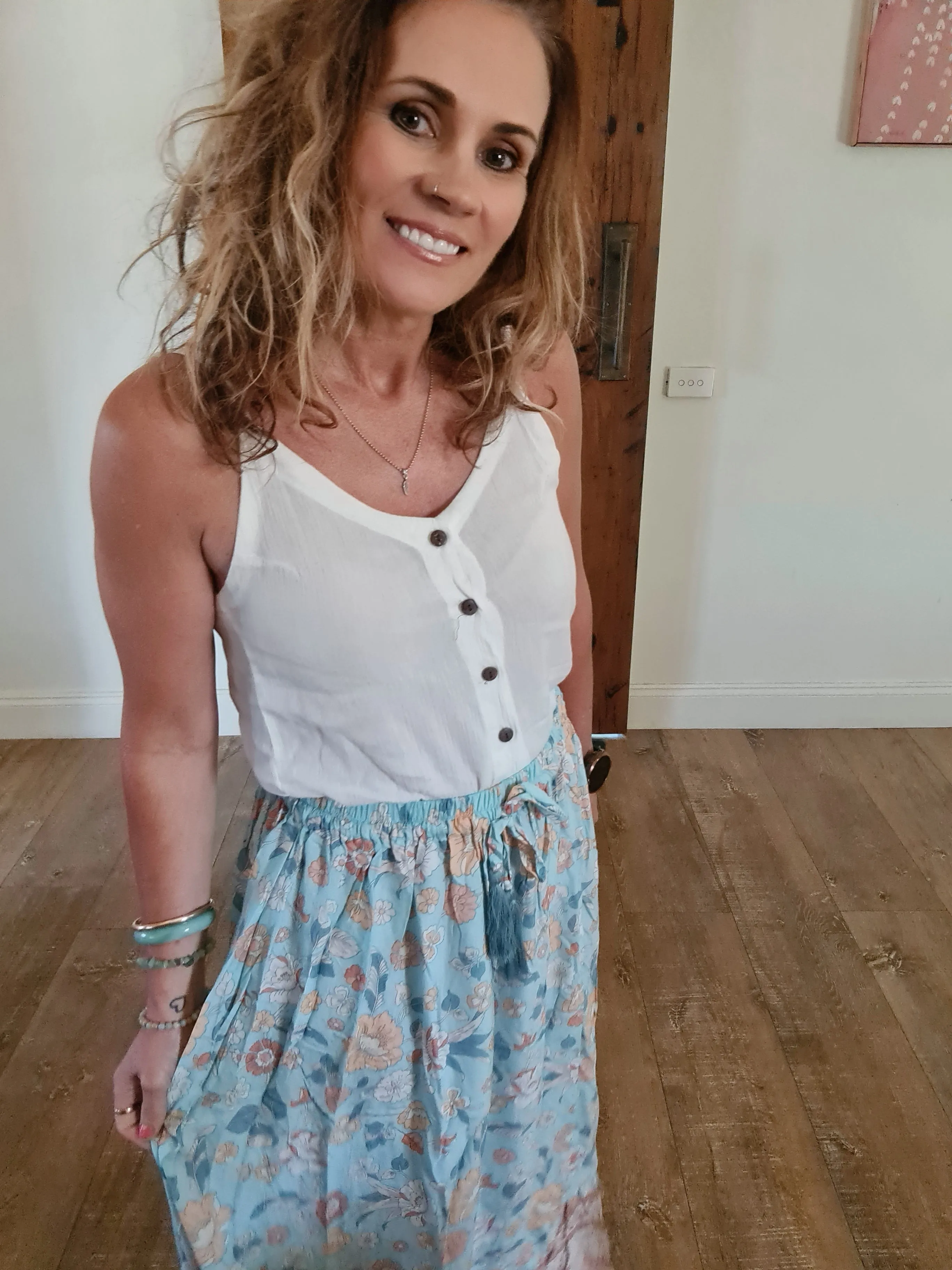 Gypsy Skirt Seafoam O/S