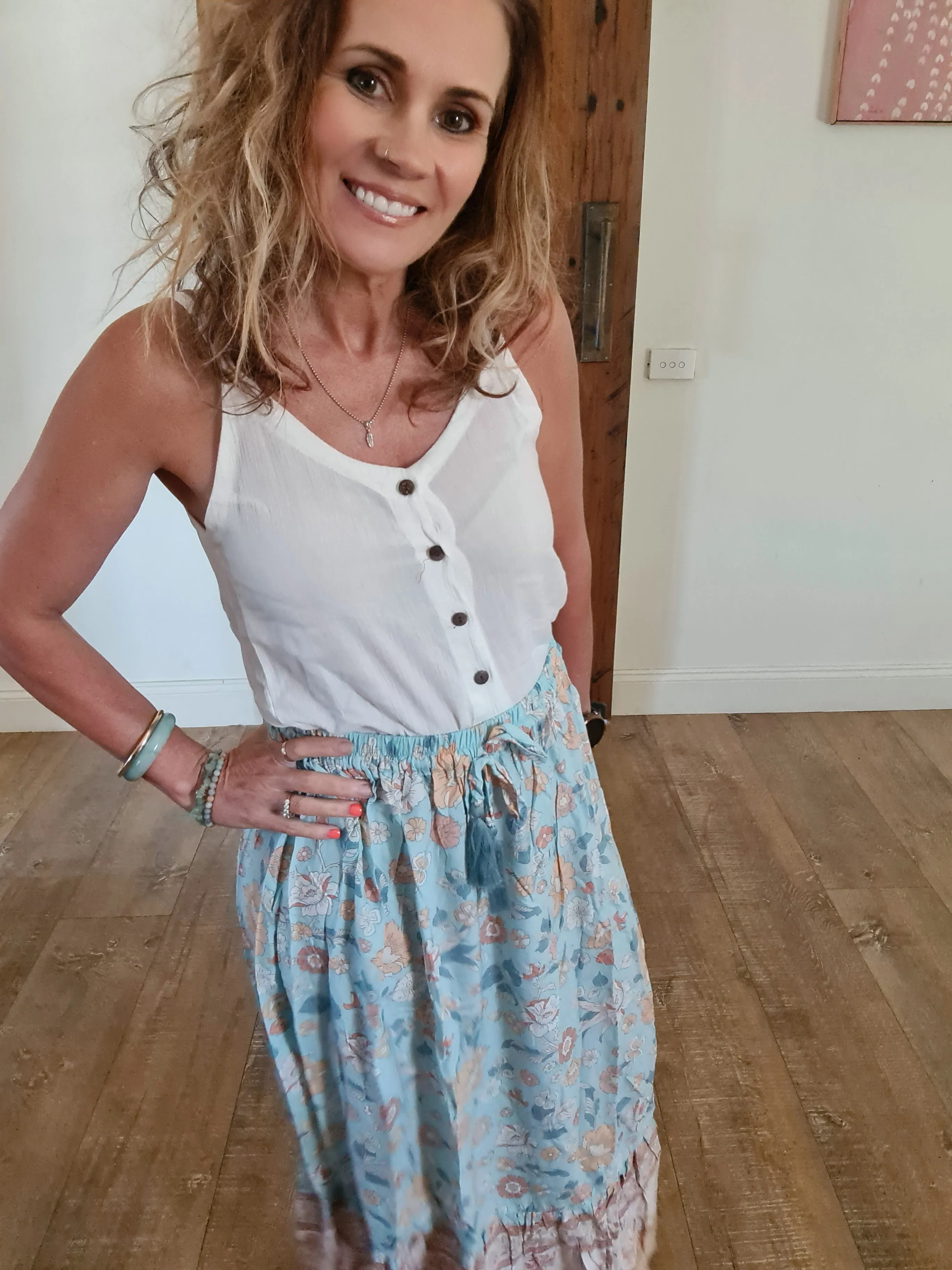 Gypsy Skirt Seafoam O/S