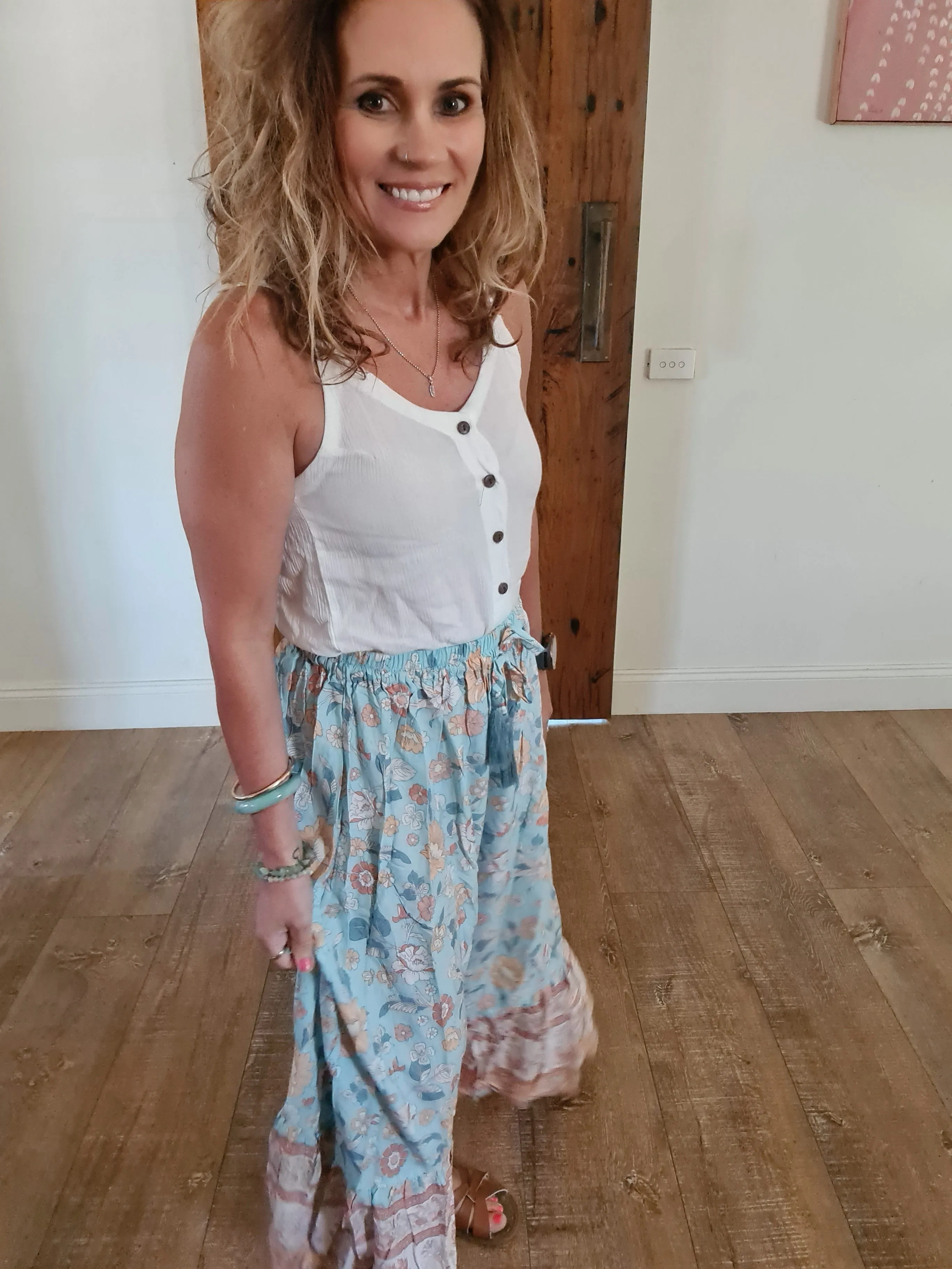 Gypsy Skirt Seafoam O/S